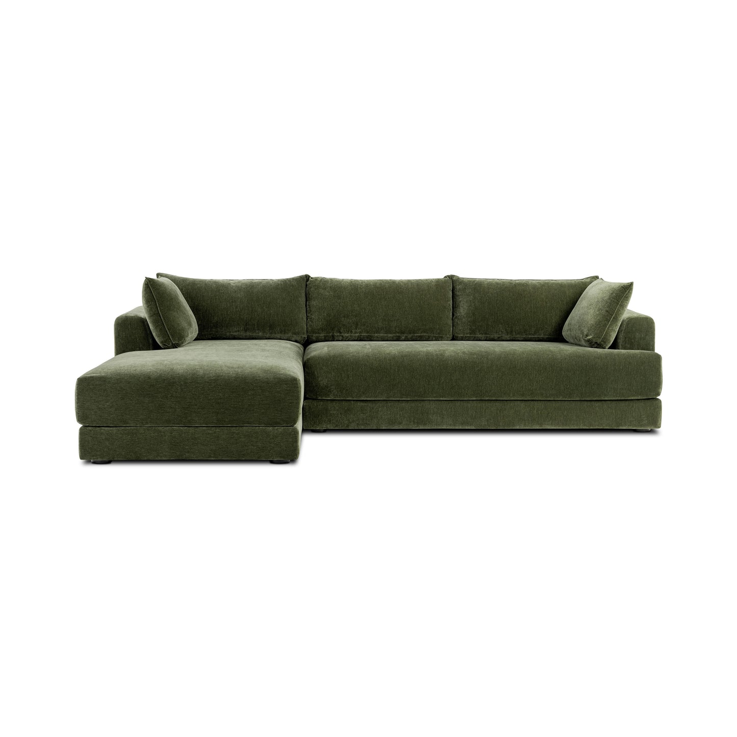 Marcel 122" Left-Facing Sectional | Sagano Green