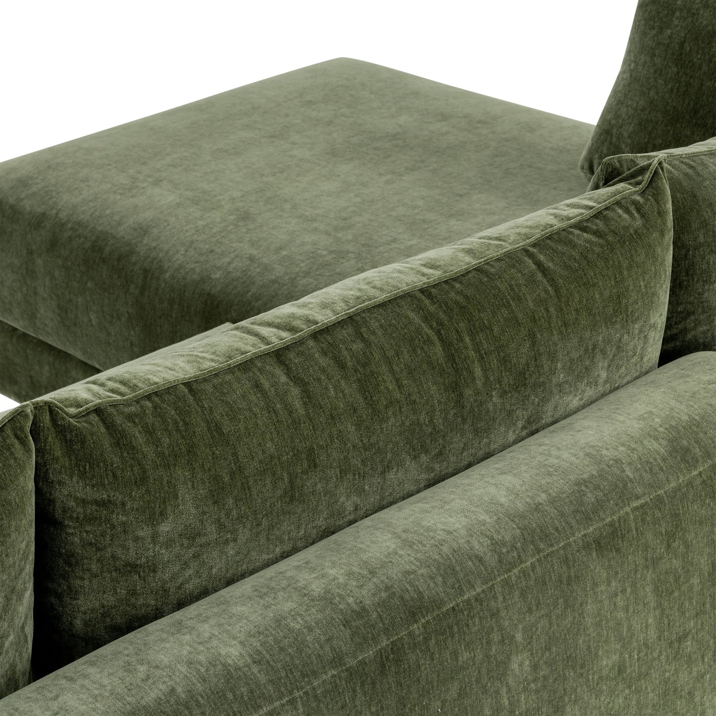 Marcel 122" Left-Facing Sectional | Sagano Green