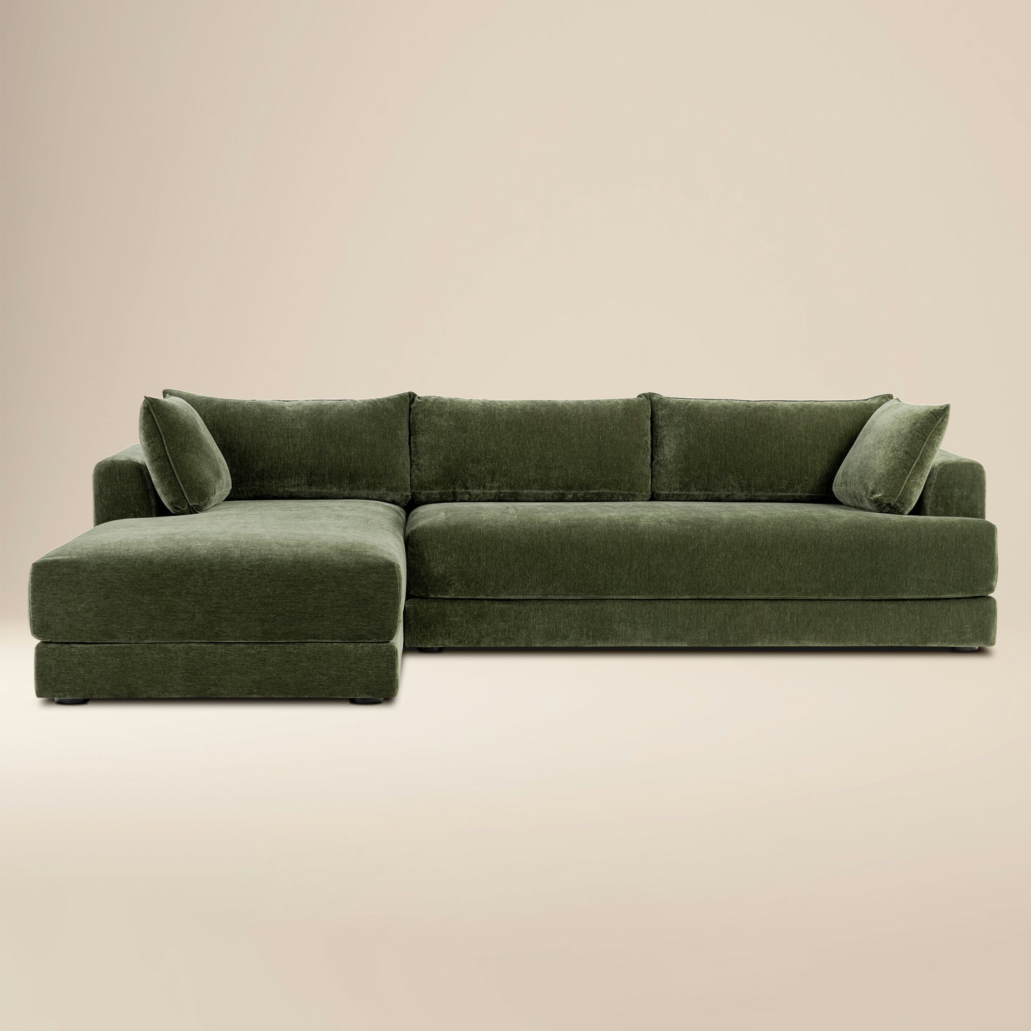 Marcel 122" Left-Facing Sectional | Sagano Green