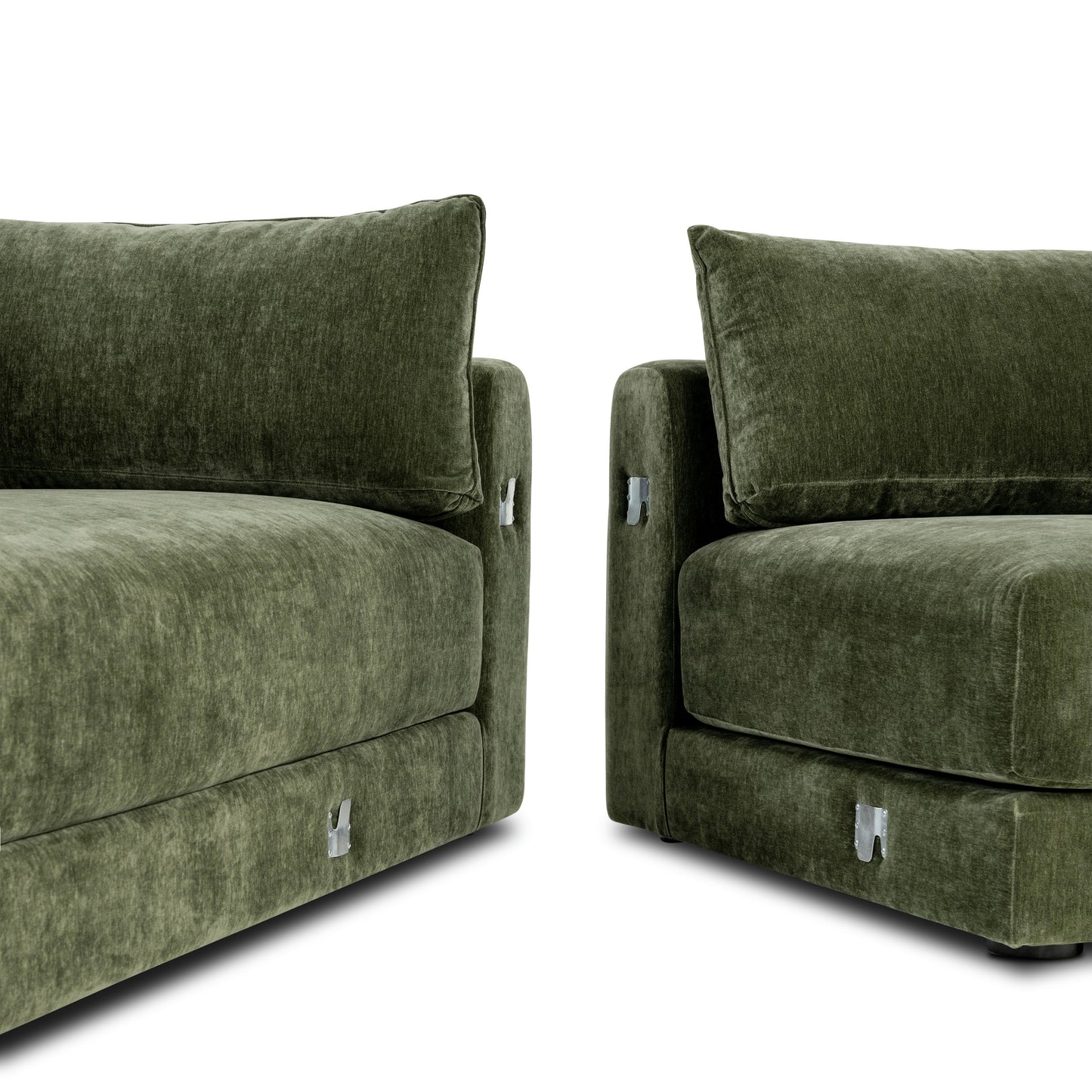 Marcel 122" Left-Facing Sectional | Sagano Green