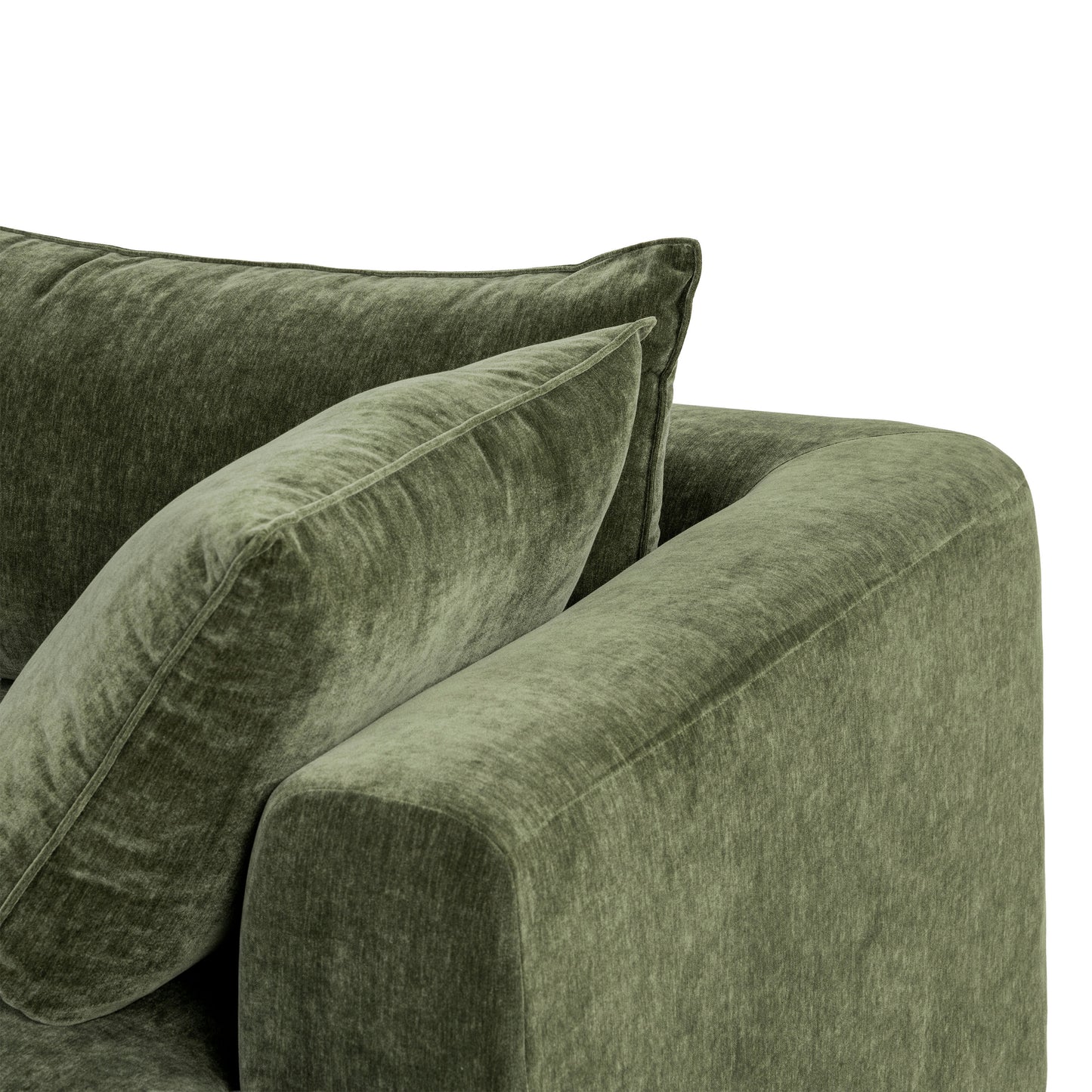 Marcel 122" Left-Facing Sectional | Sagano Green