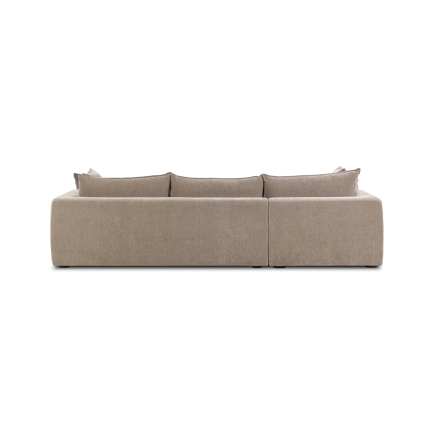 Marcel Left-Facing Sectional | Taupe Brown