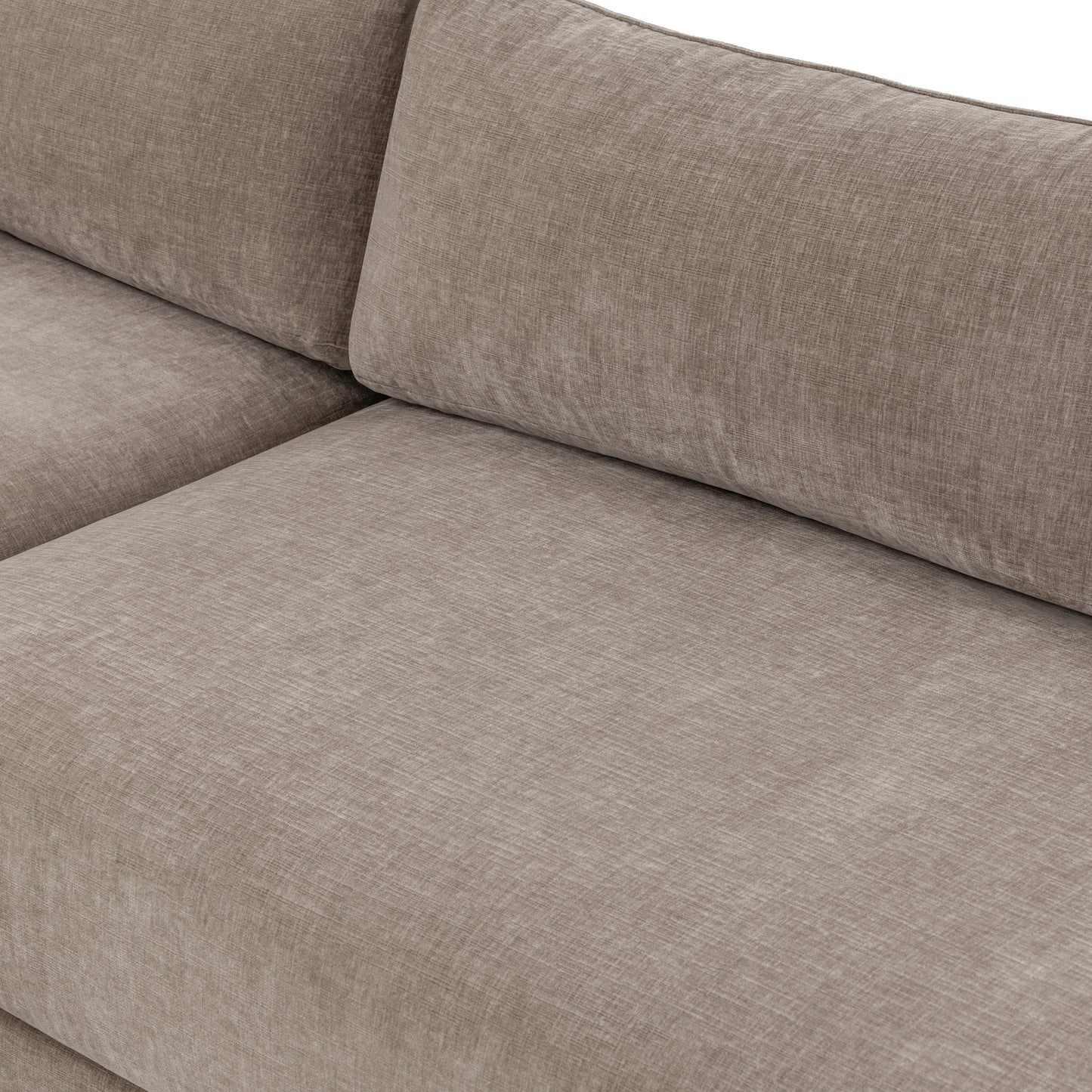 Marcel Left-Facing Sectional | Taupe Brown