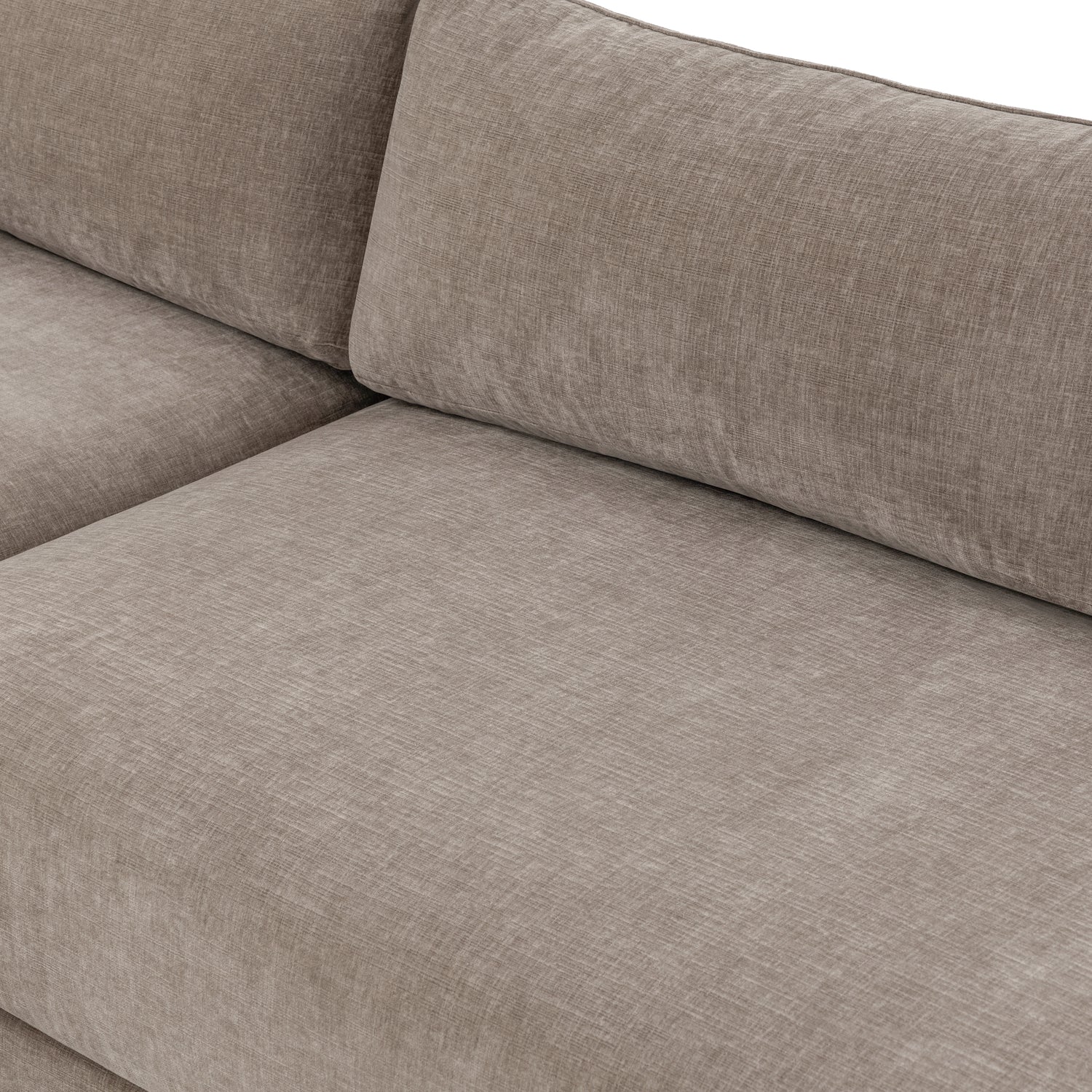 Marcel Left-Facing Sectional | Taupe Brown 