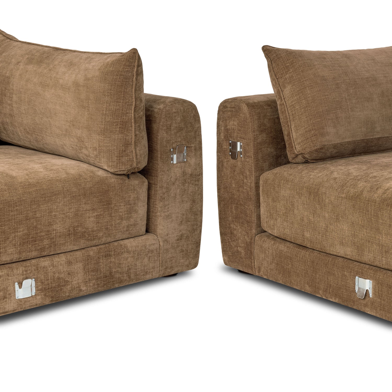Marcel 122” Left-Facing Chaise Sectional | Tawny Brown 