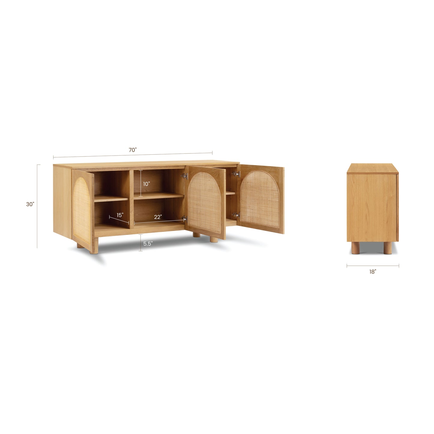 Archi Sideboard | Oak