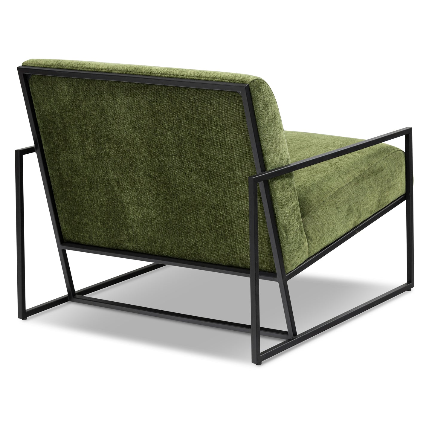 Bo Fabric Lounge Chair | Distressed Green