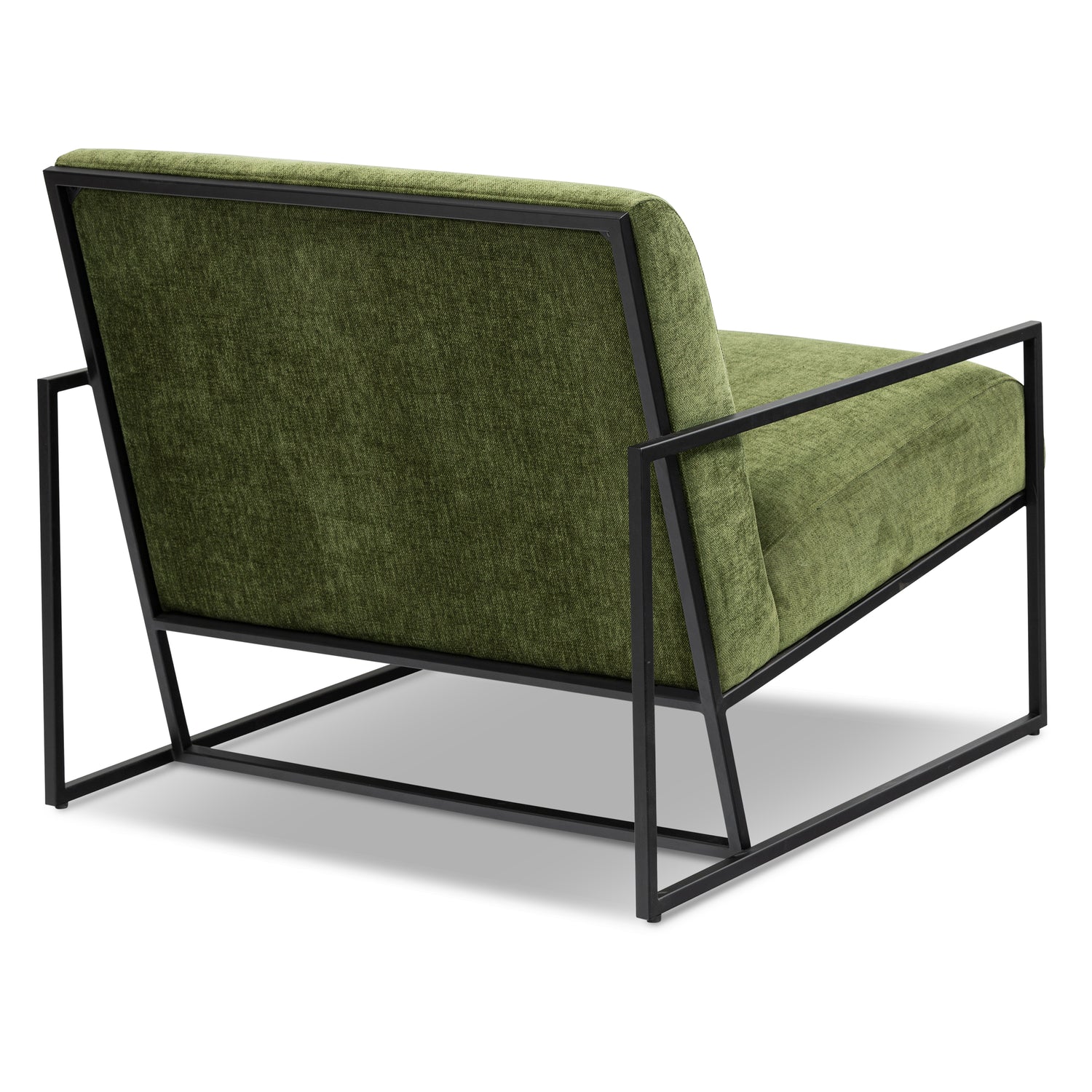 Bo Fabric Lounge Chair | Distressed Green 