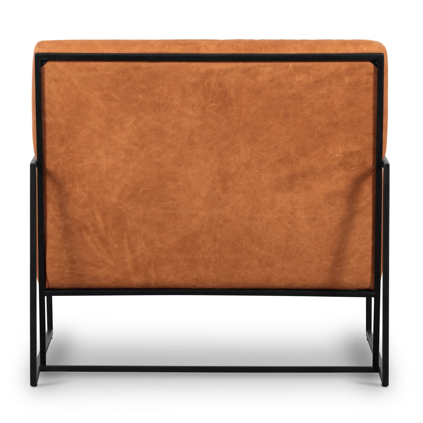 Bo Leather Lounge Chair | Cognac Tan