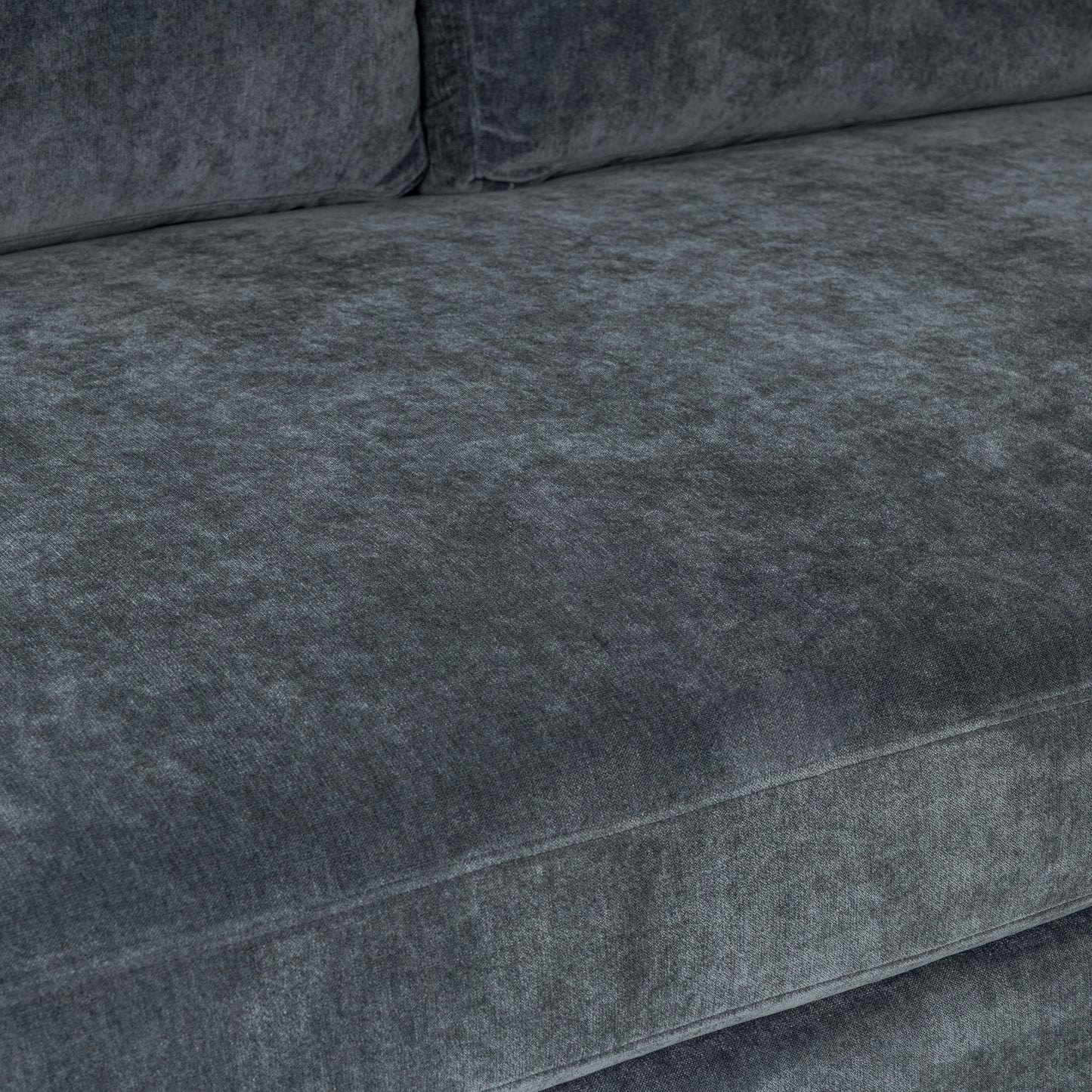 Zyon 115" Left-Facing Bumper Chaise Sectional | Boreal Blue