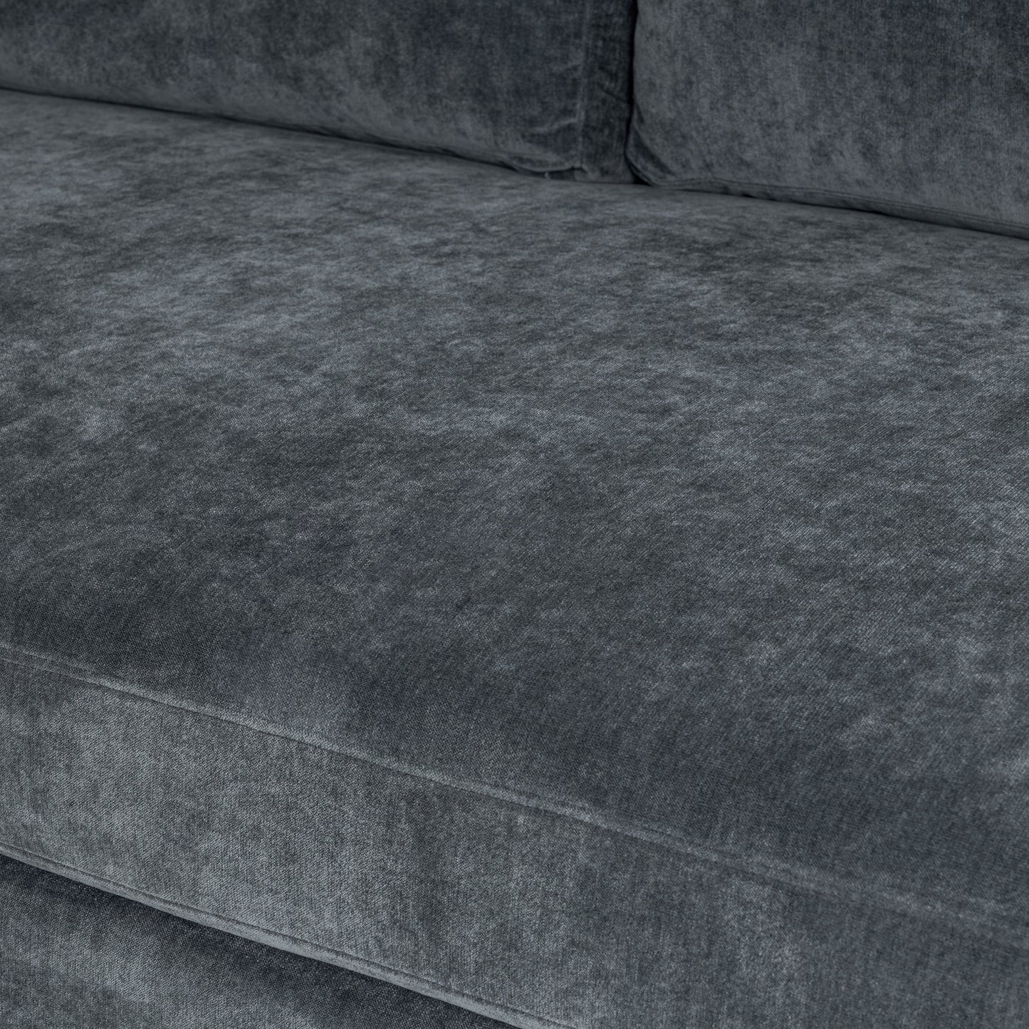 Zyon 115" Right-Facing Bumper Chaise Sectional | Boreal Blue