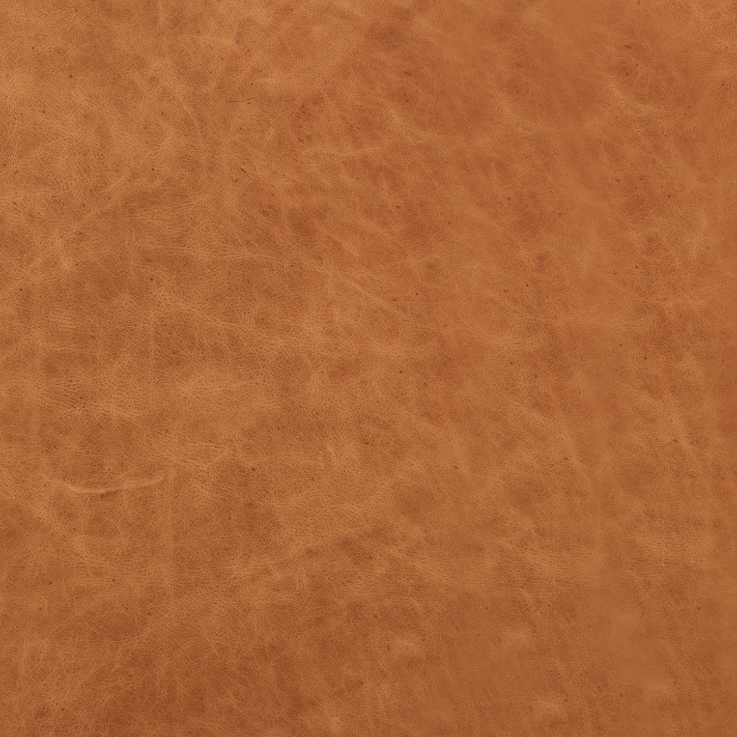 Essex Leather Ottoman | Cognac Tan 