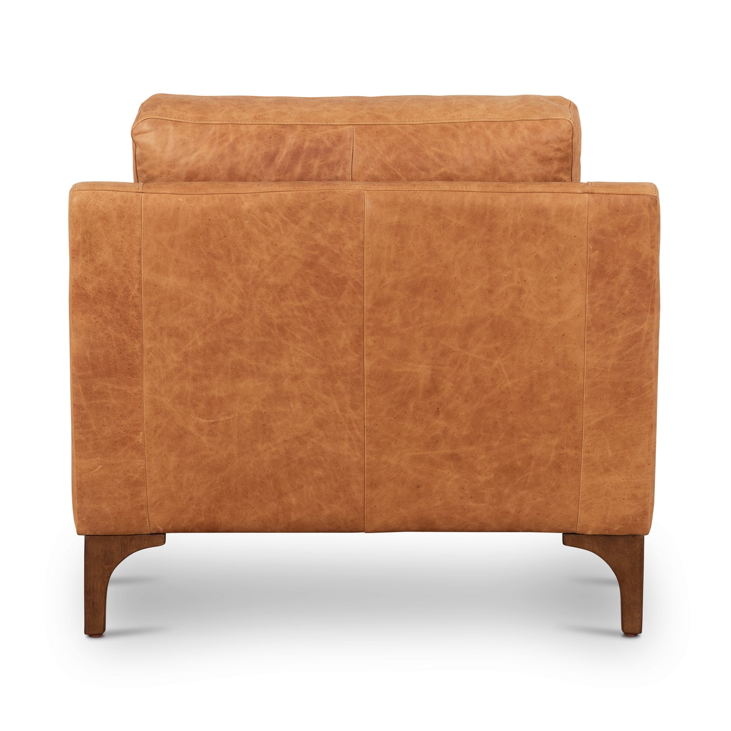 Sorrento Leather Lounge Chair | Cognac Tan 