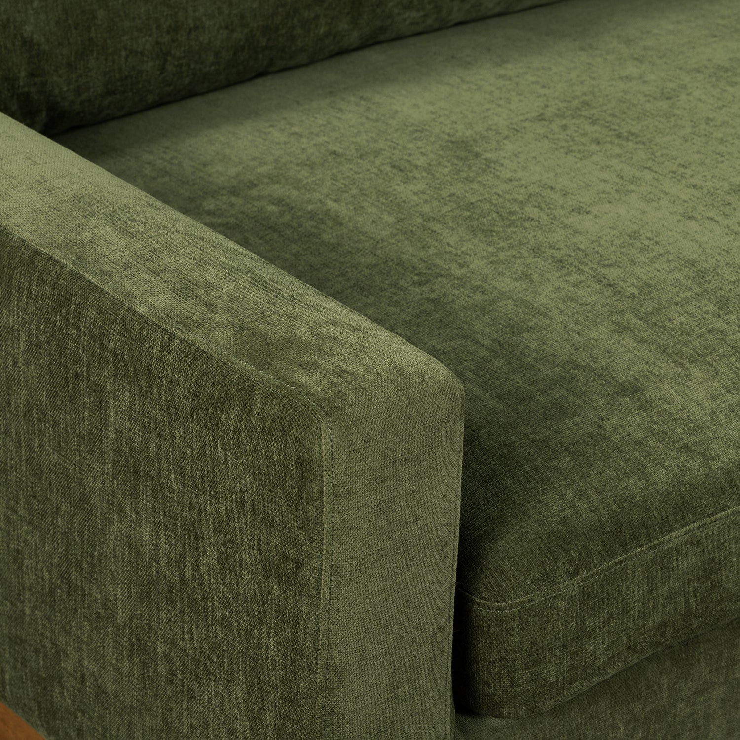 Zyon Velvet Sofa | Distressed Green 