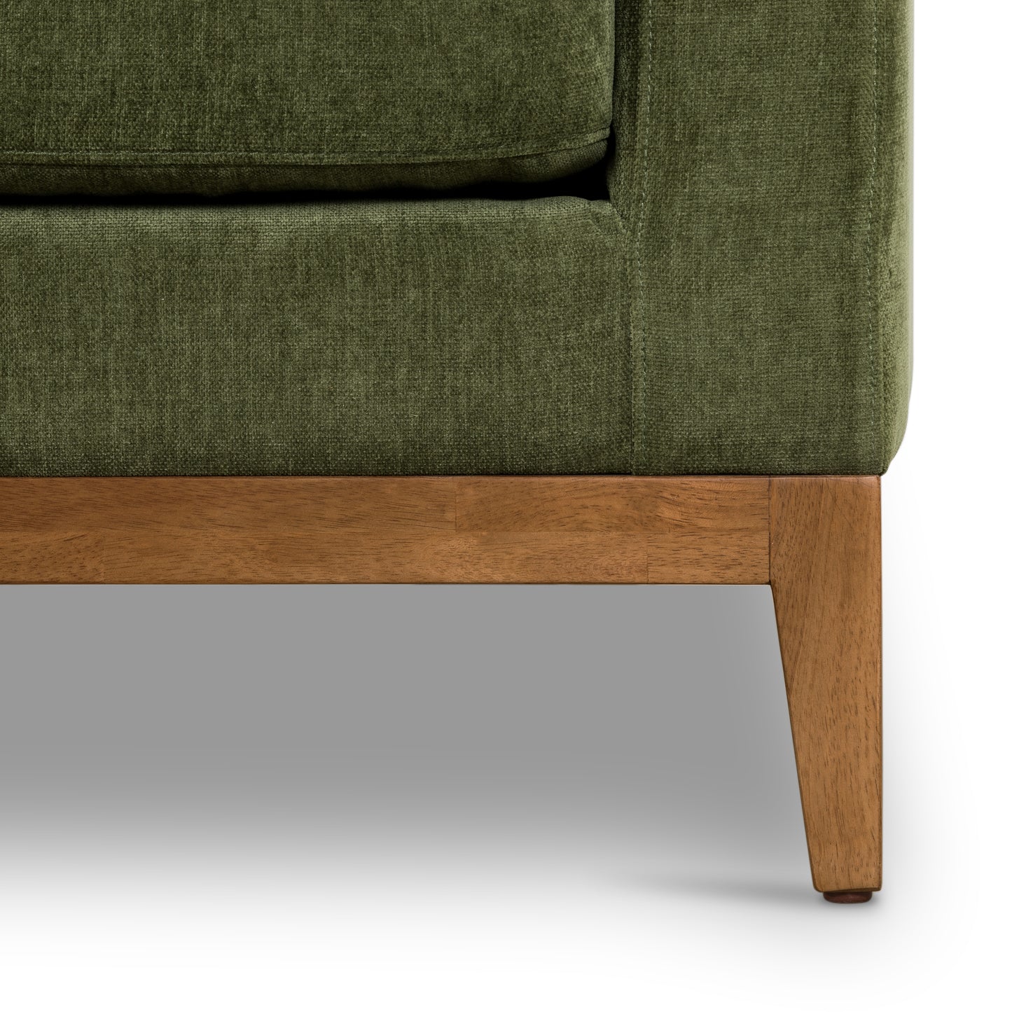 Zyon Velvet Sofa | Distressed Green