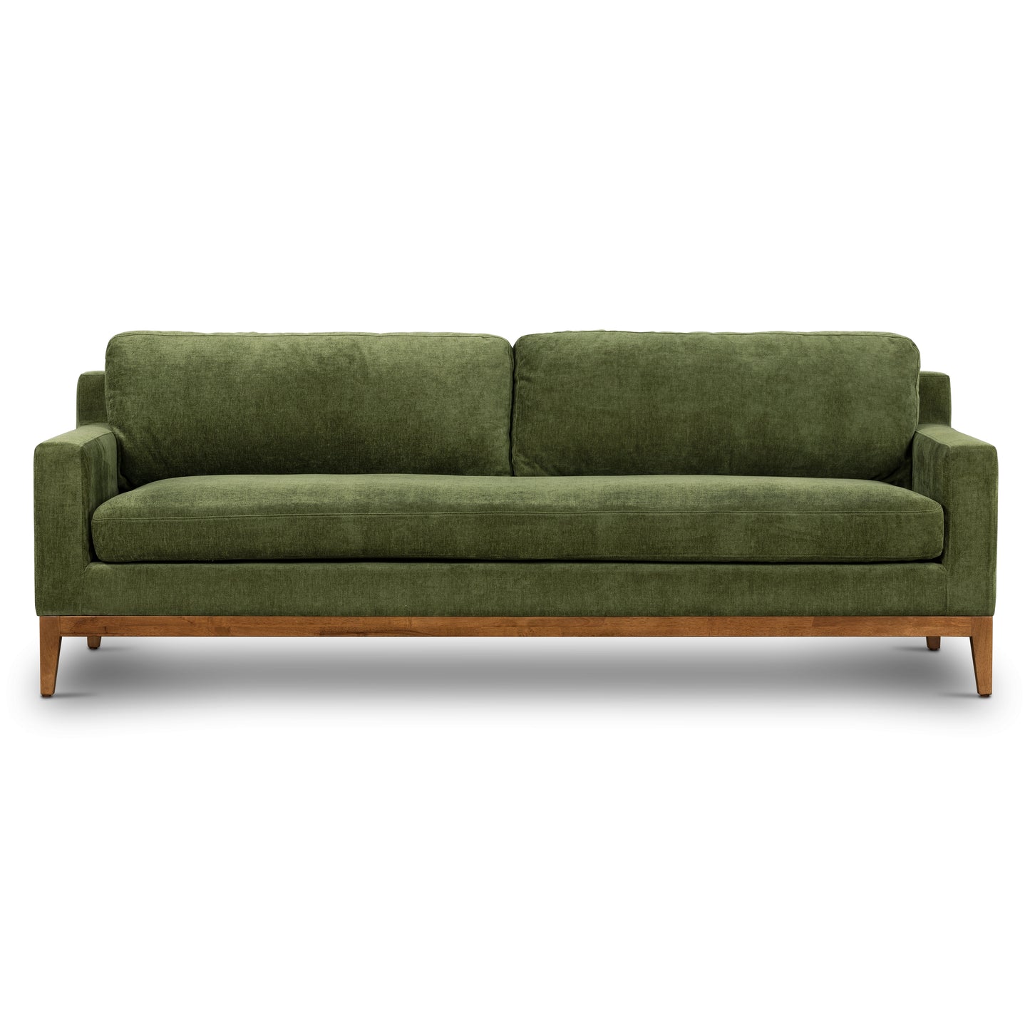 Zyon Velvet Sofa | Distressed Green