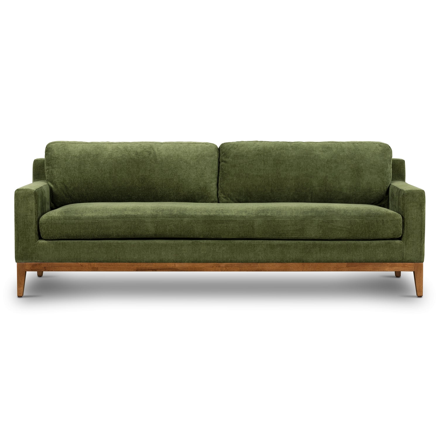 Zyon Velvet Sofa | Distressed Green 