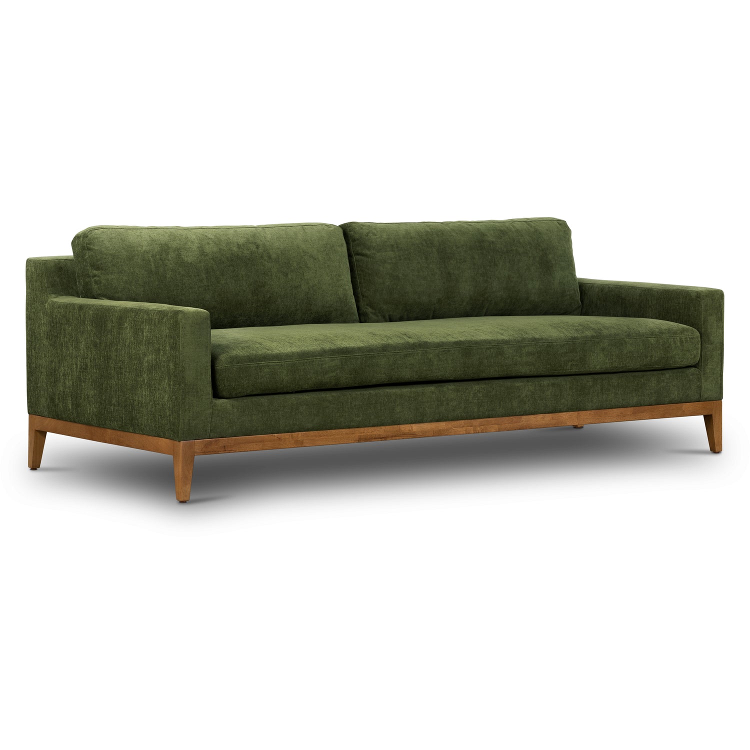 Zyon Velvet Sofa | Distressed Green 