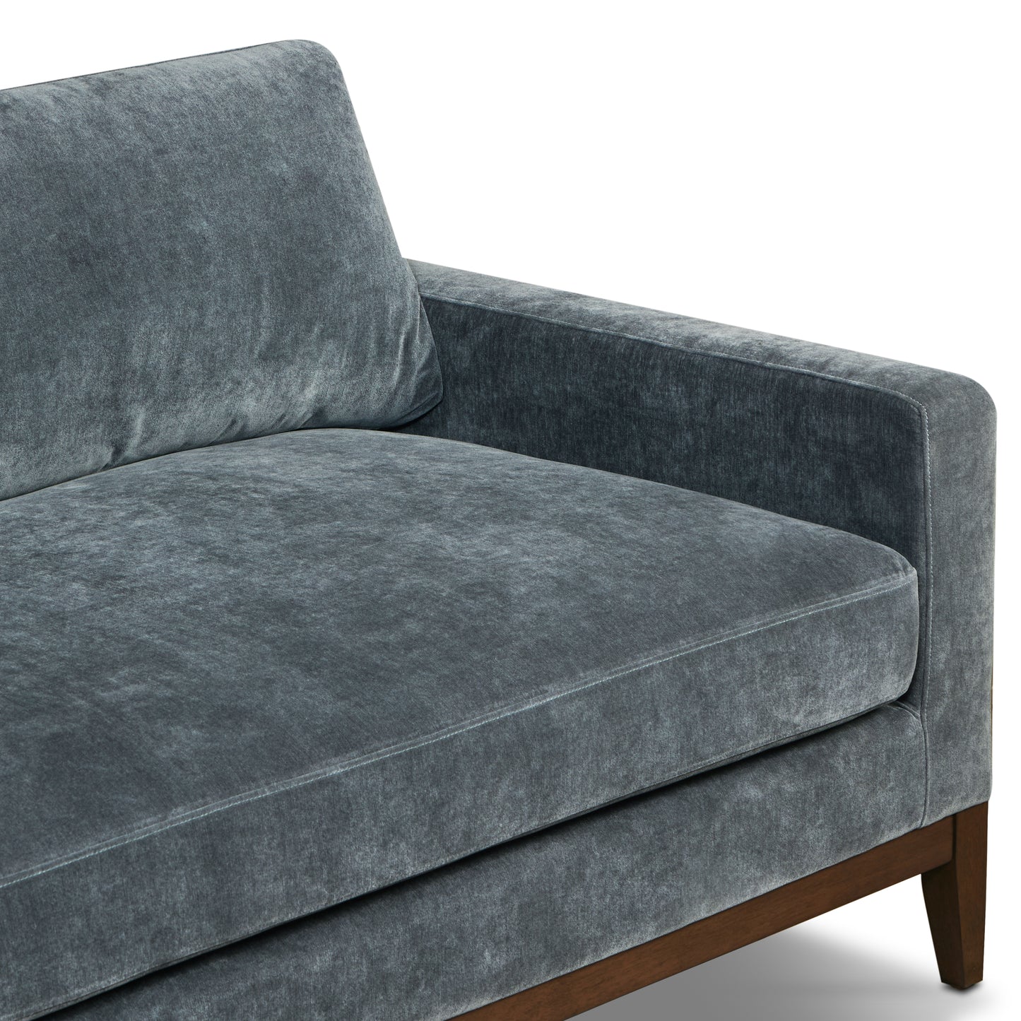 Zyon Velvet Sofa | Boreal Blue