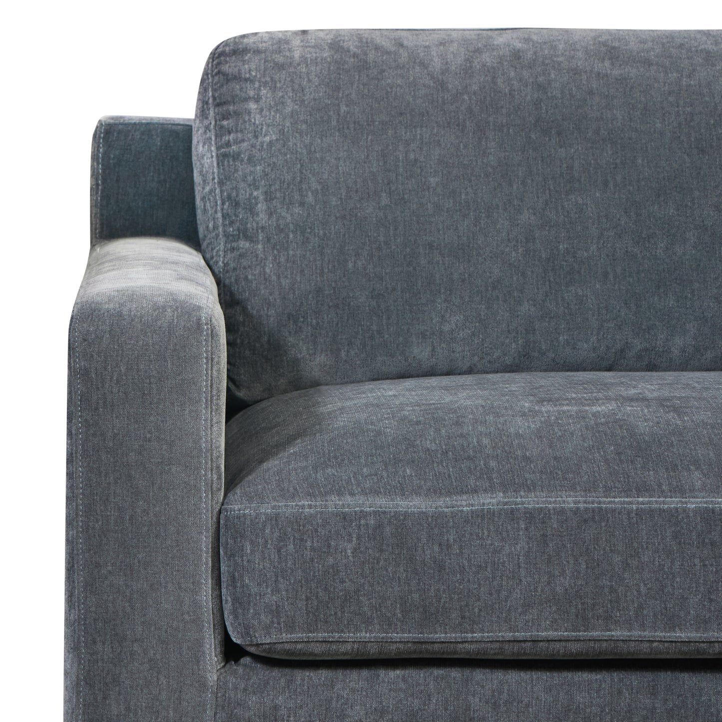 Zyon Velvet Sofa | Boreal Blue