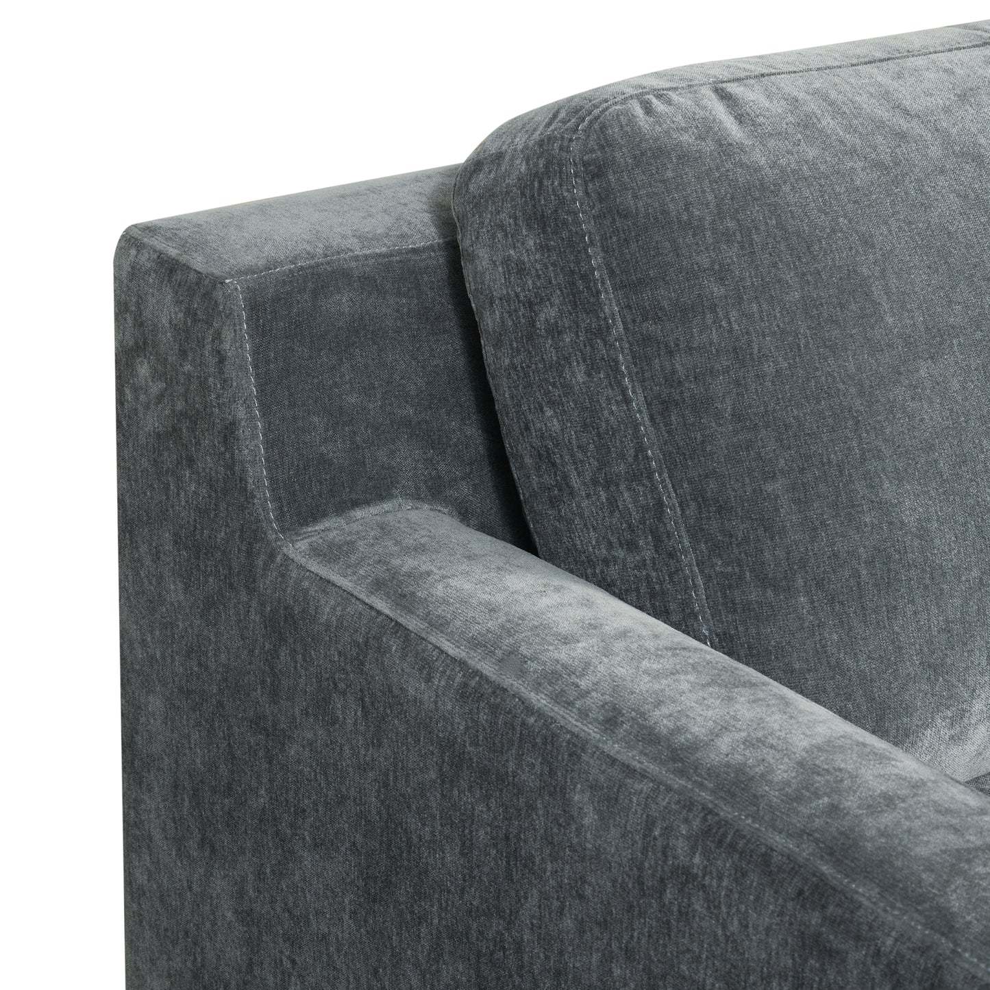 Zyon Velvet Sofa | Boreal Blue