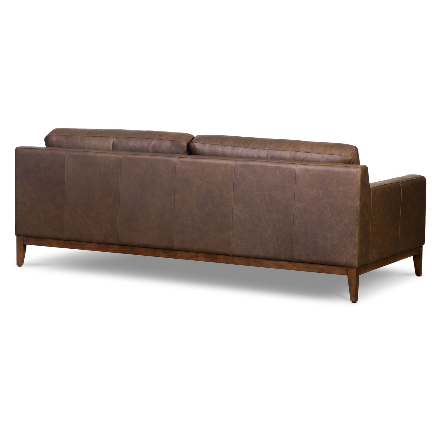 Zyon 90" Leather Sofa | Bridle Brown