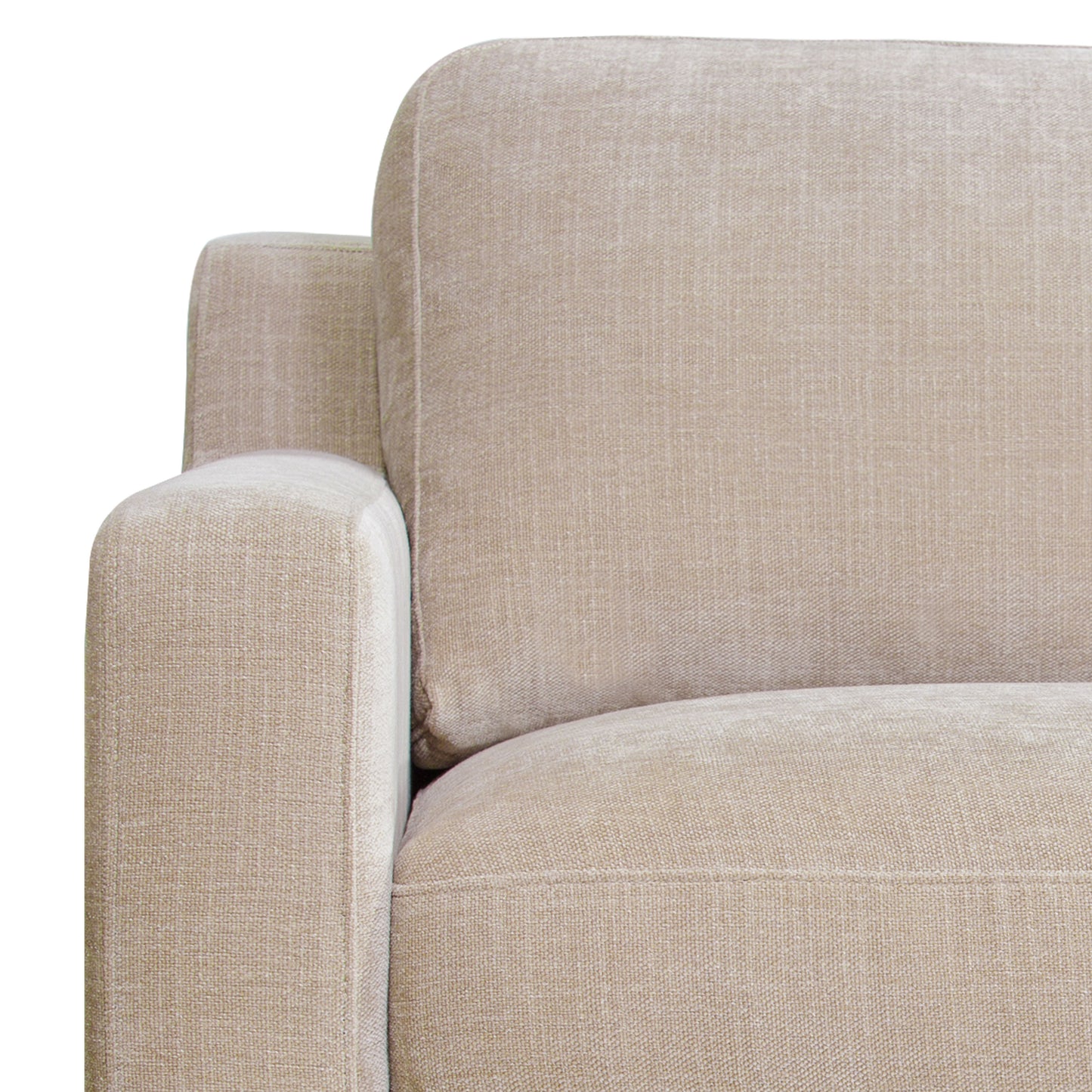 Zyon 90" Fabric Sofa | Canvas Brown