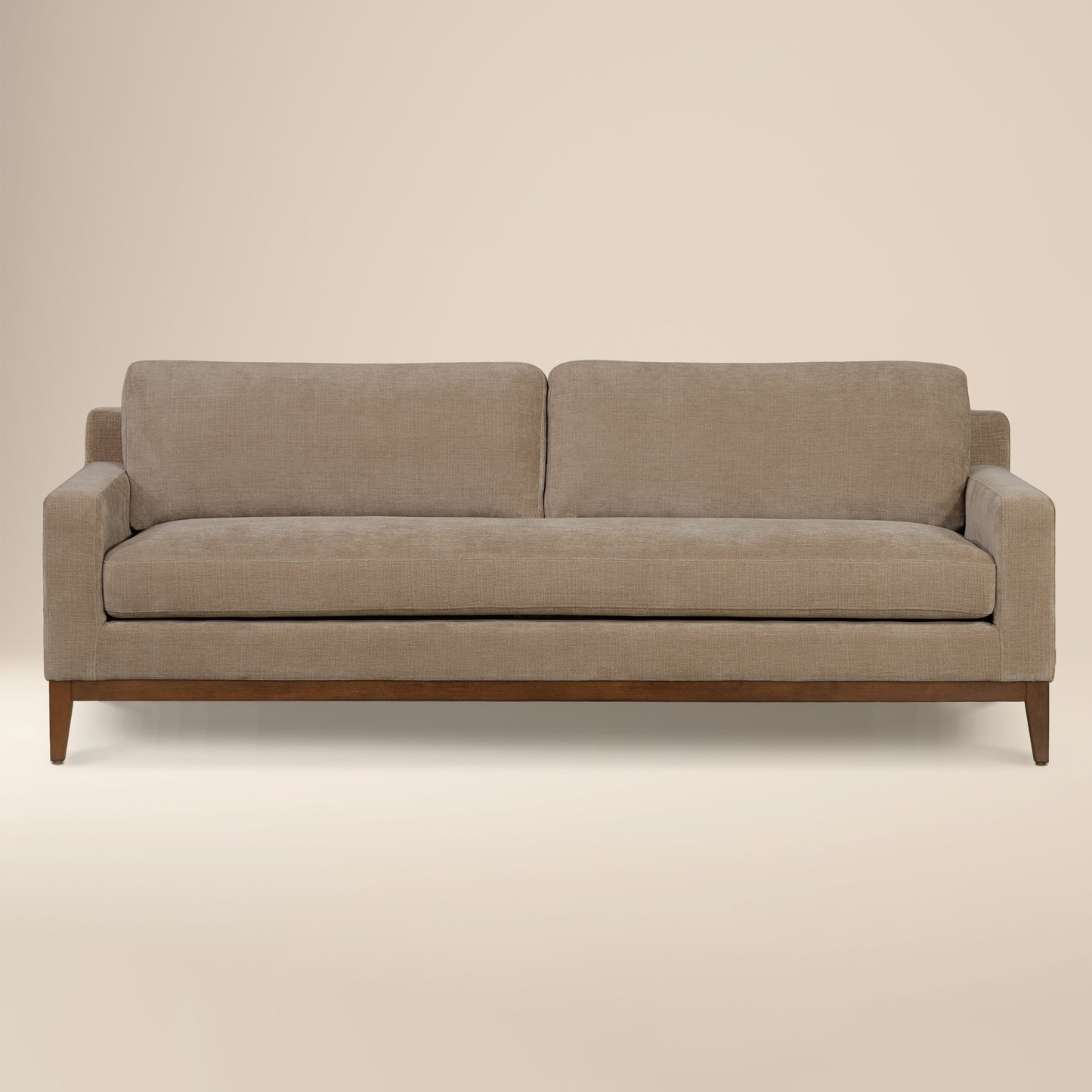 Zyon 90" Fabric Sofa | Clove Brown