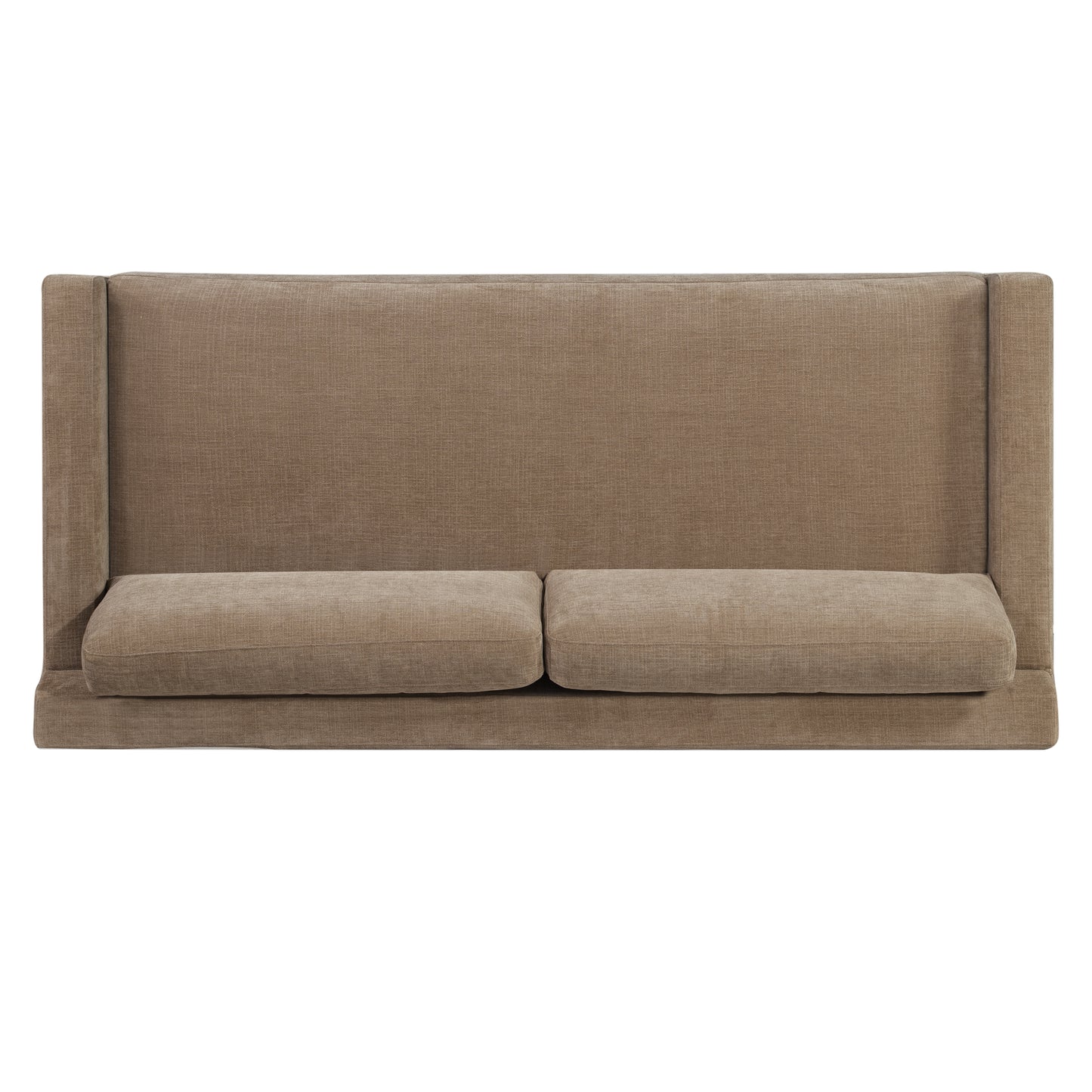 Zyon 90" Fabric Sofa | Clove Brown