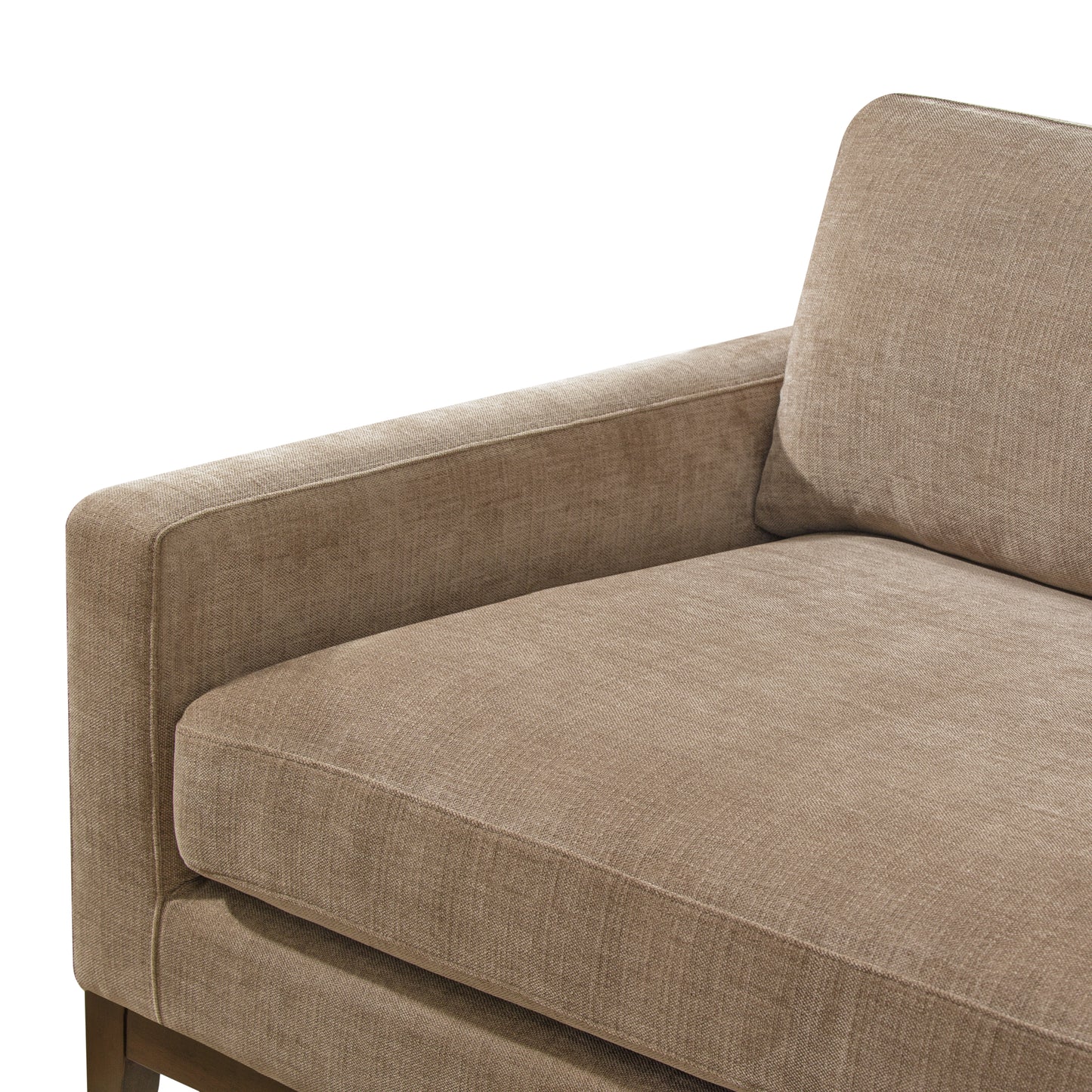 Zyon 90" Fabric Sofa | Clove Brown