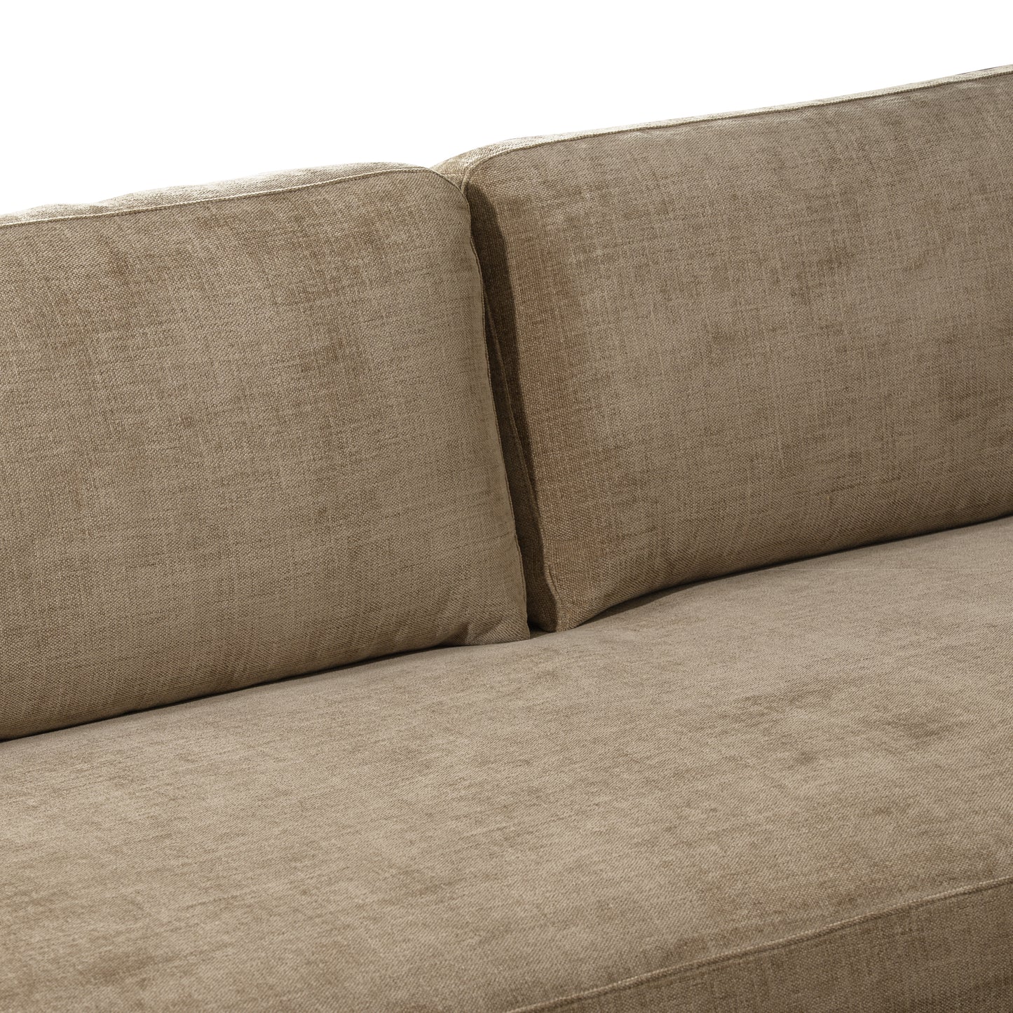 Zyon 90" Fabric Sofa | Clove Brown