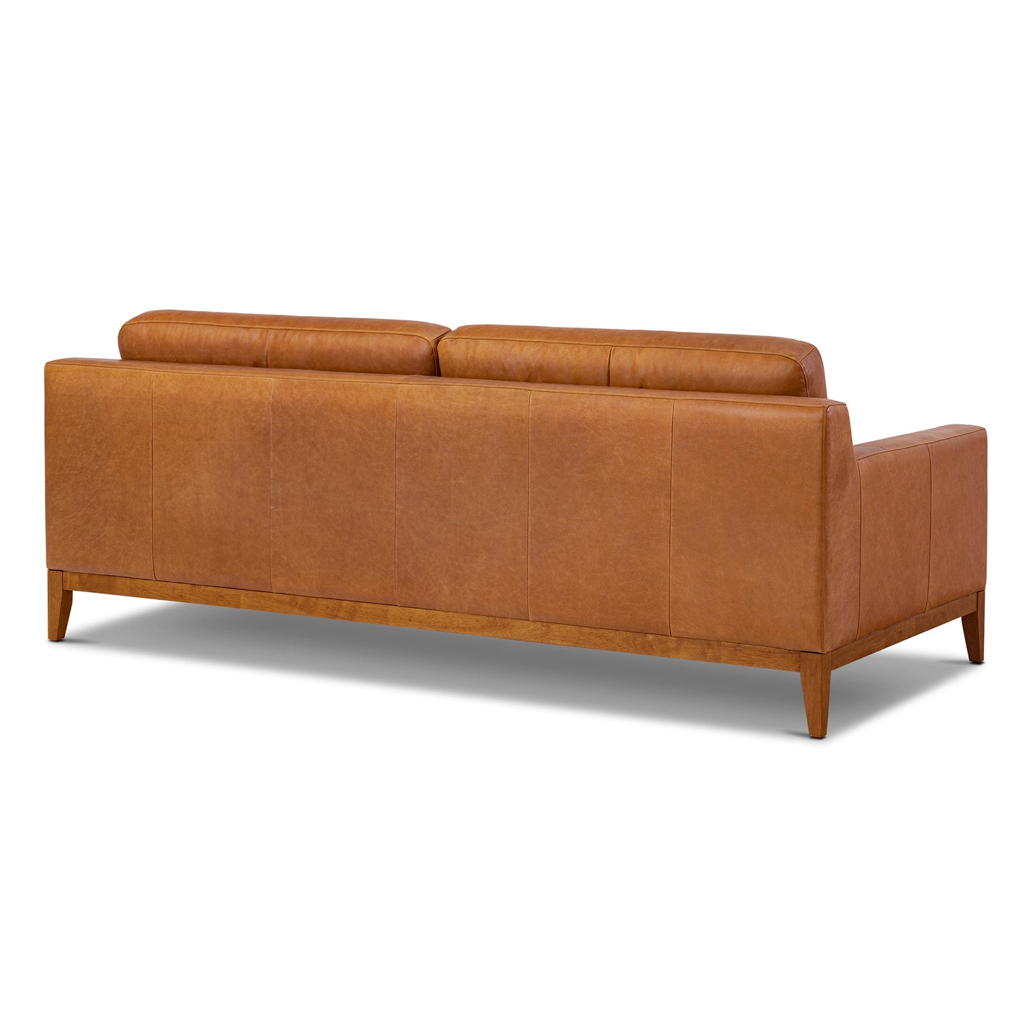 Zyon 90" Leather Sofa | Saddle Tan
