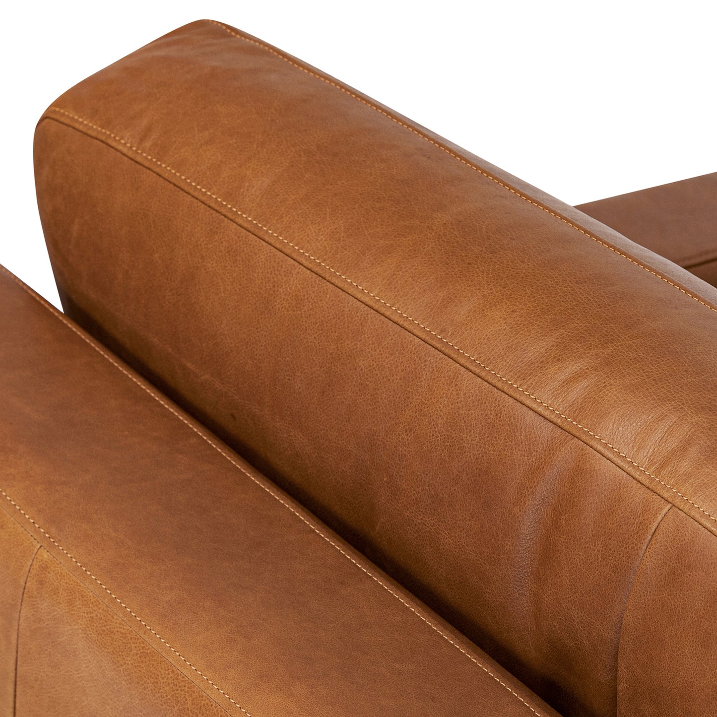 Zyon 90" Leather Sofa | Saddle Tan