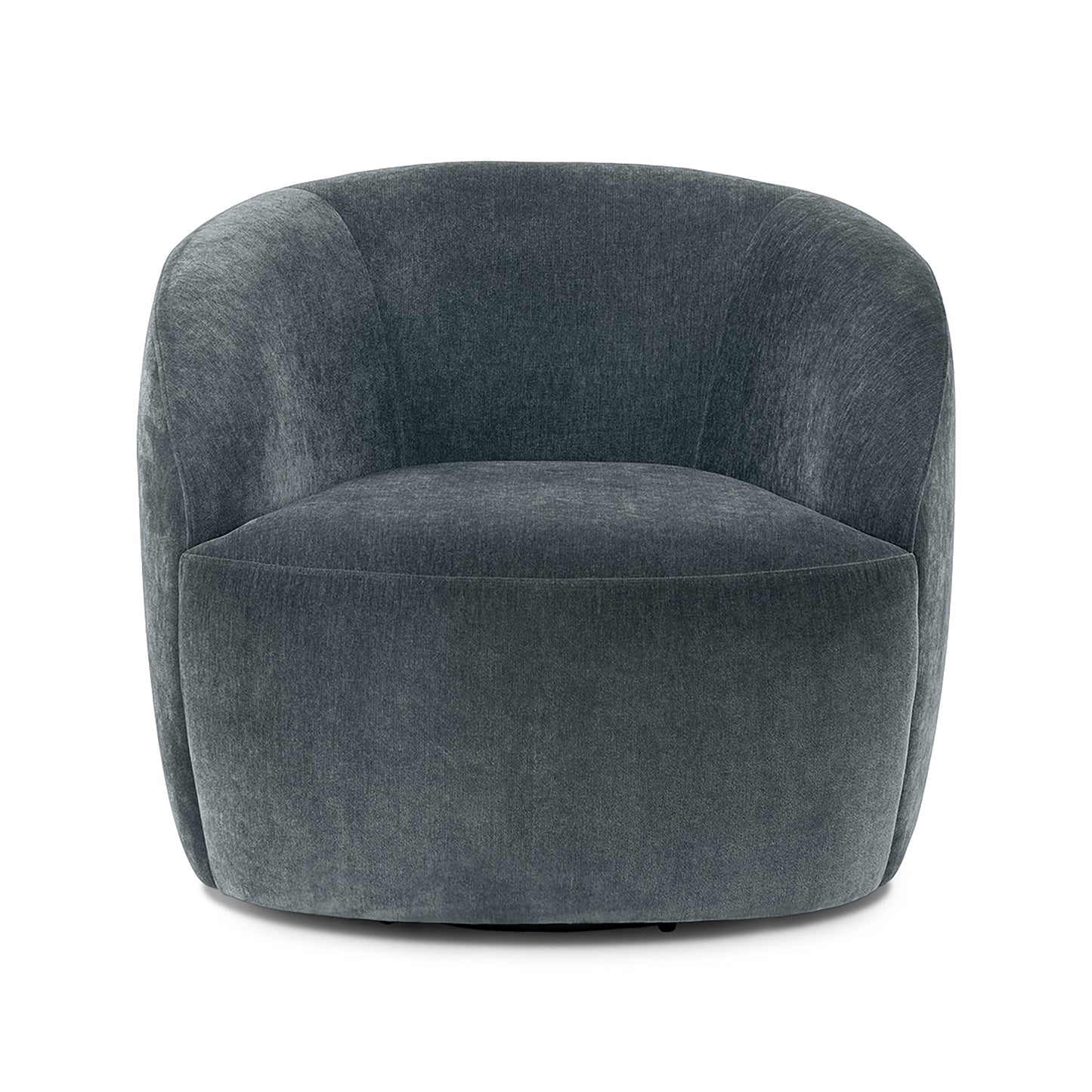 Alma Swivel Lounge Chair | Boreal Blue