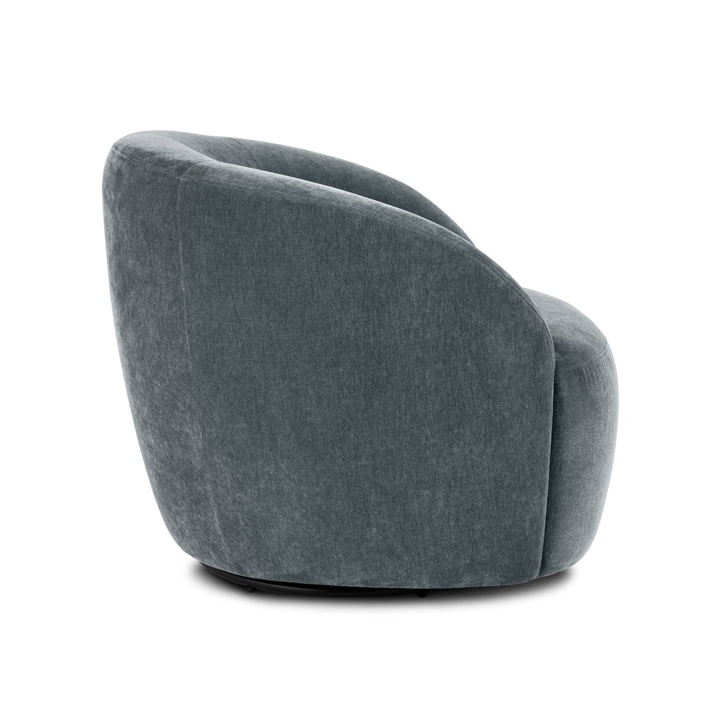 Alma Swivel Lounge Chair | Boreal Blue