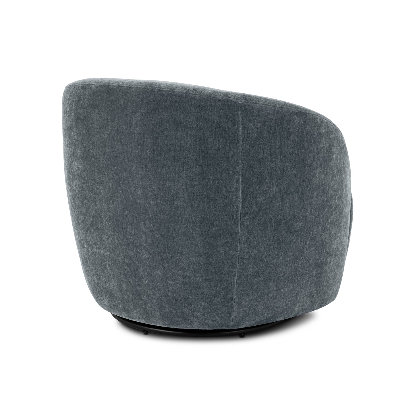 Alma Swivel Lounge Chair | Boreal Blue