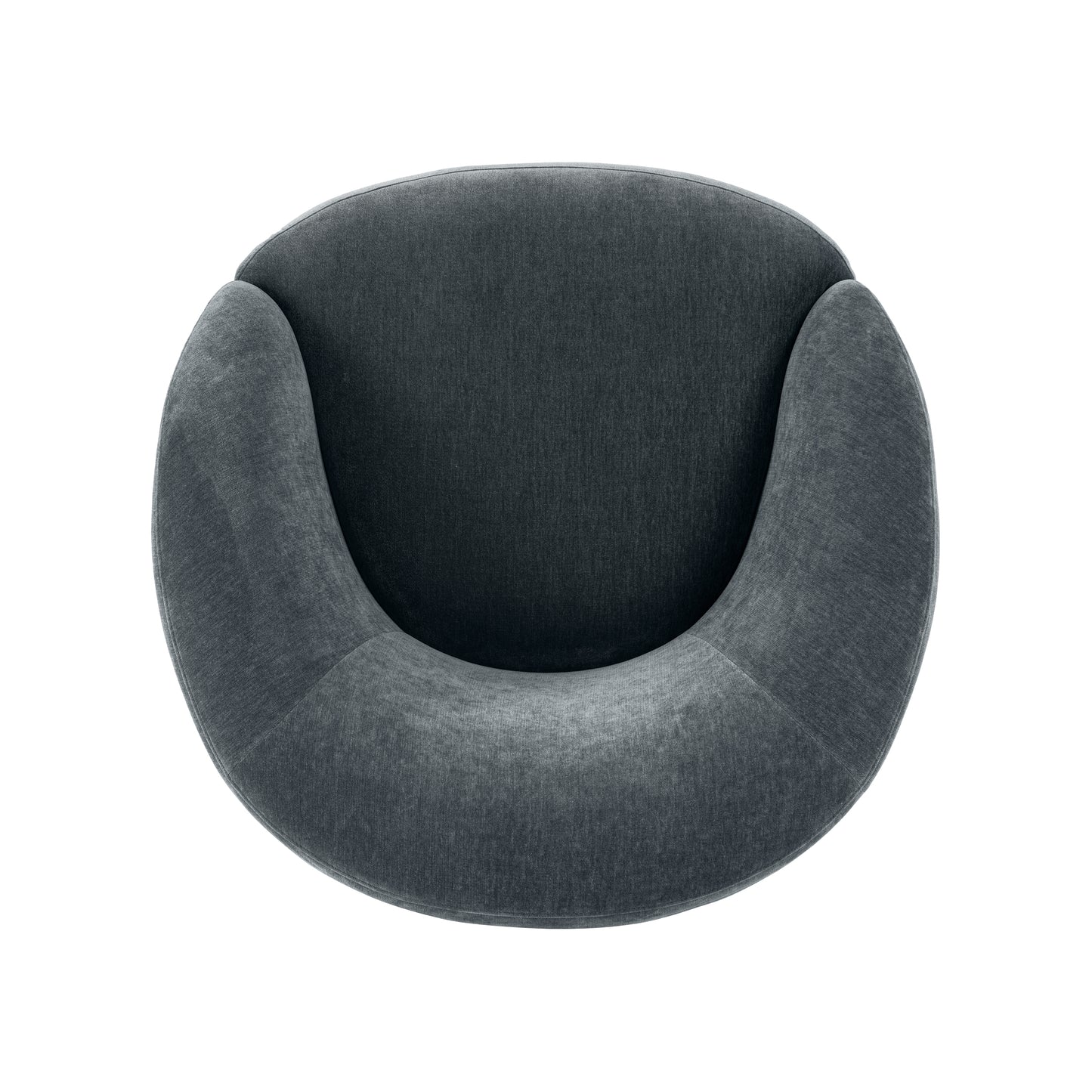 Alma Swivel Lounge Chair | Boreal Blue