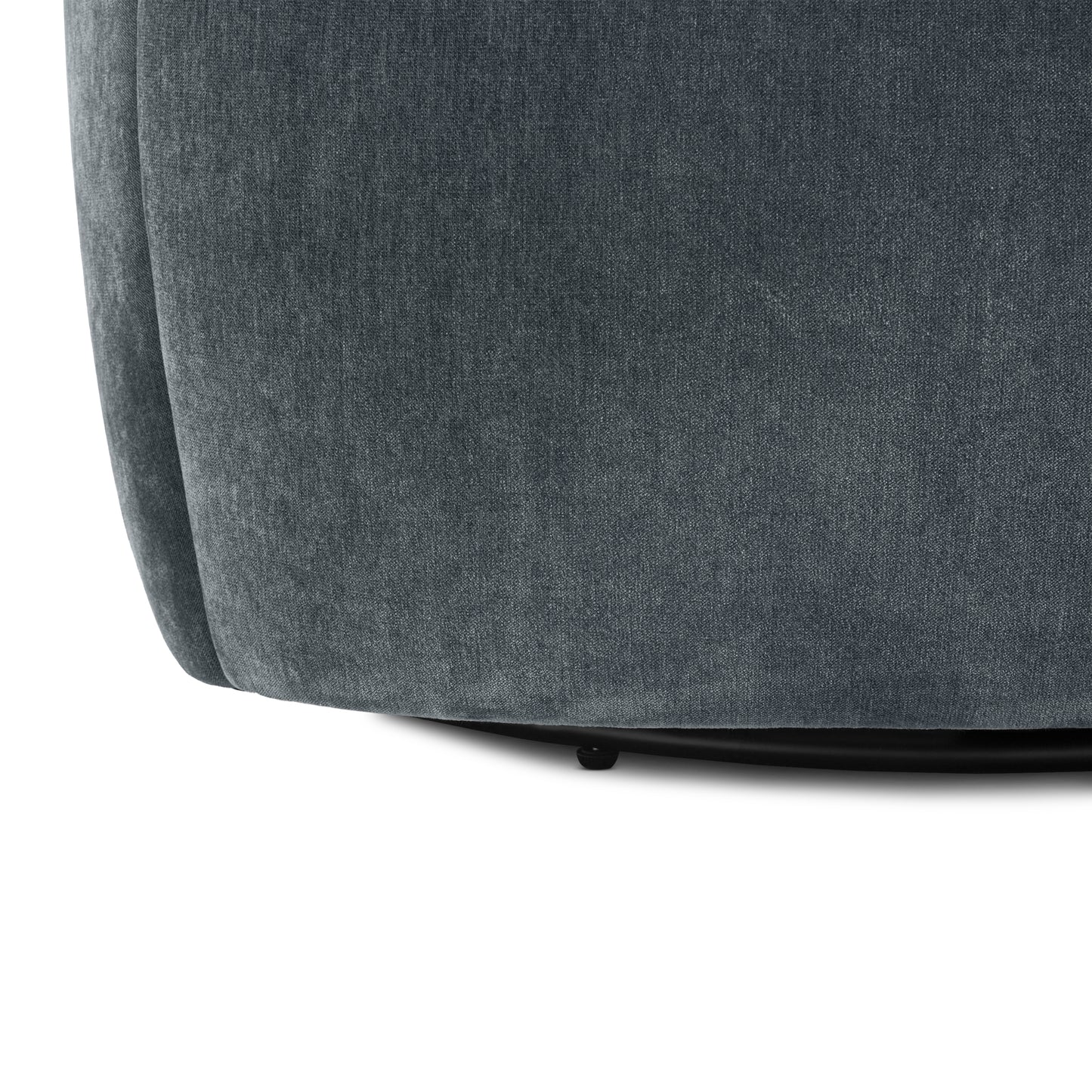 Alma Swivel Lounge Chair | Boreal Blue