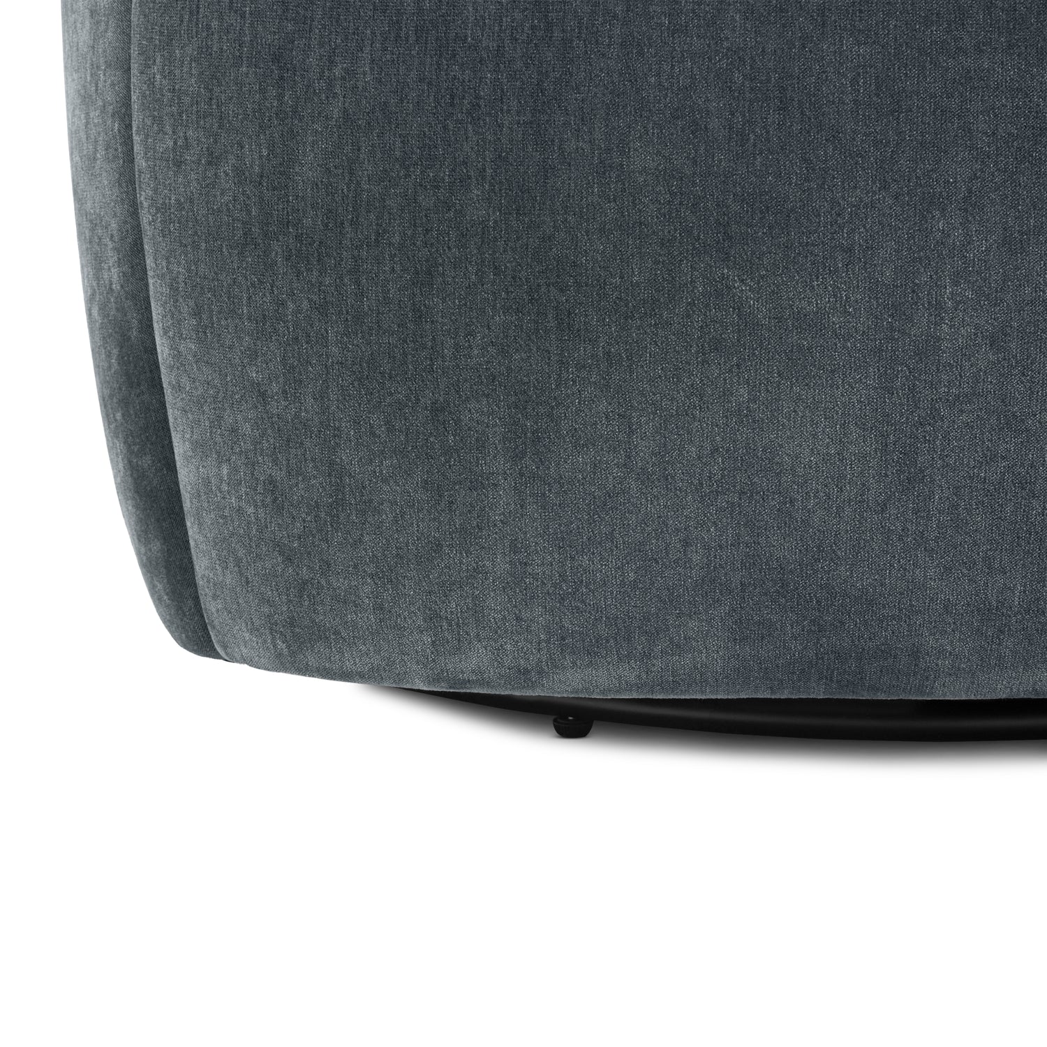 Alma Swivel Lounge Chair | Boreal Blue 