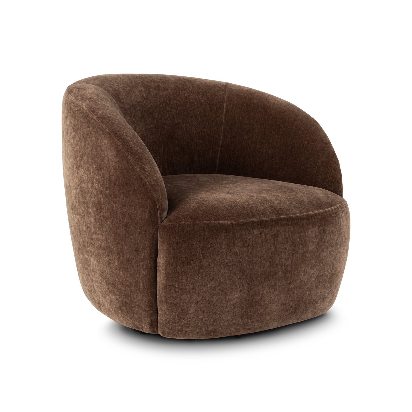 Alma Swivel Lounge Chair | Bronzer Brown