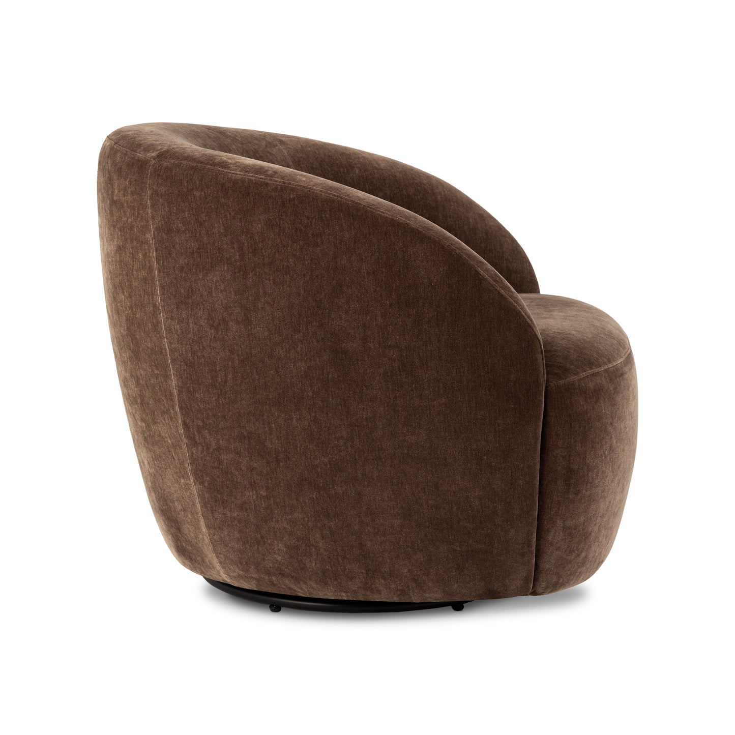 Alma Swivel Lounge Chair | Bronzer Brown