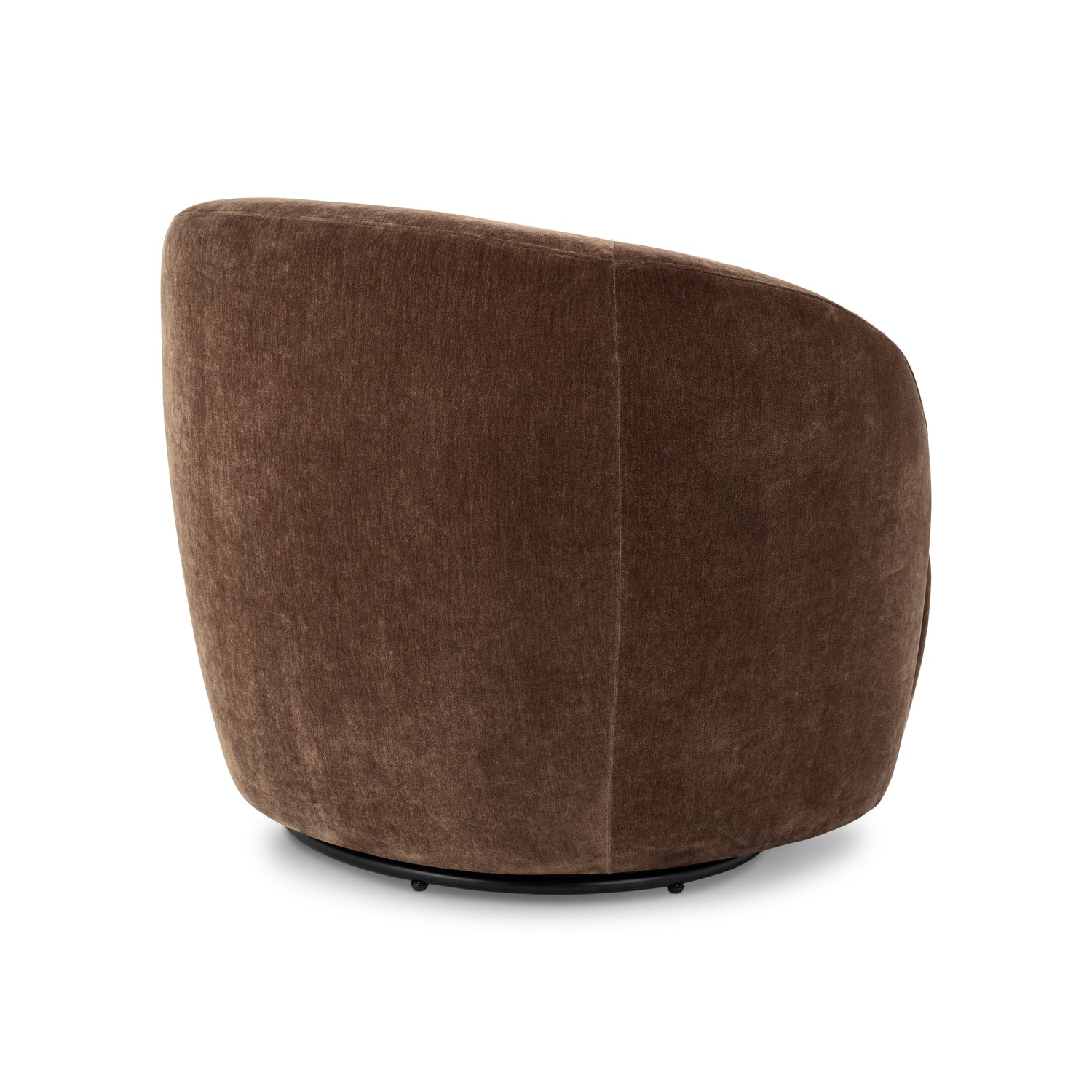 Alma Swivel Lounge Chair | Bronzer Brown 