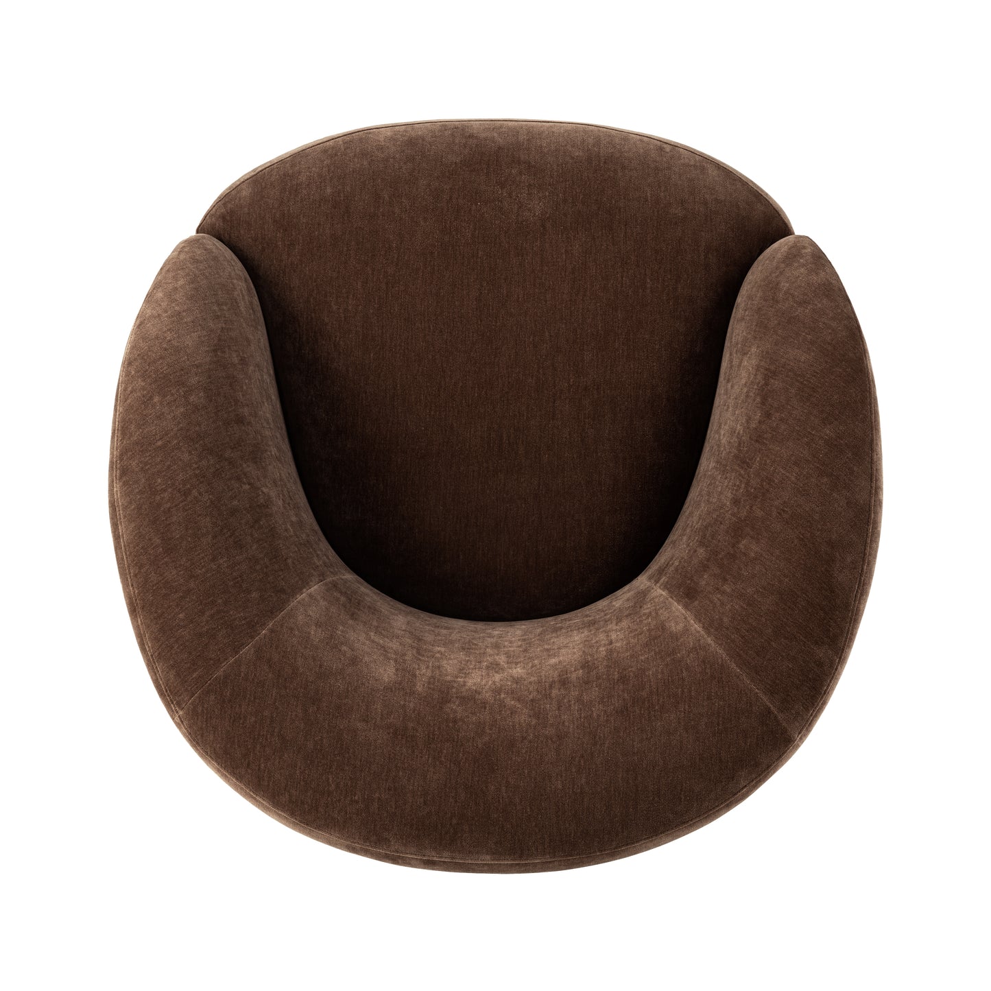 Alma Swivel Lounge Chair | Bronzer Brown