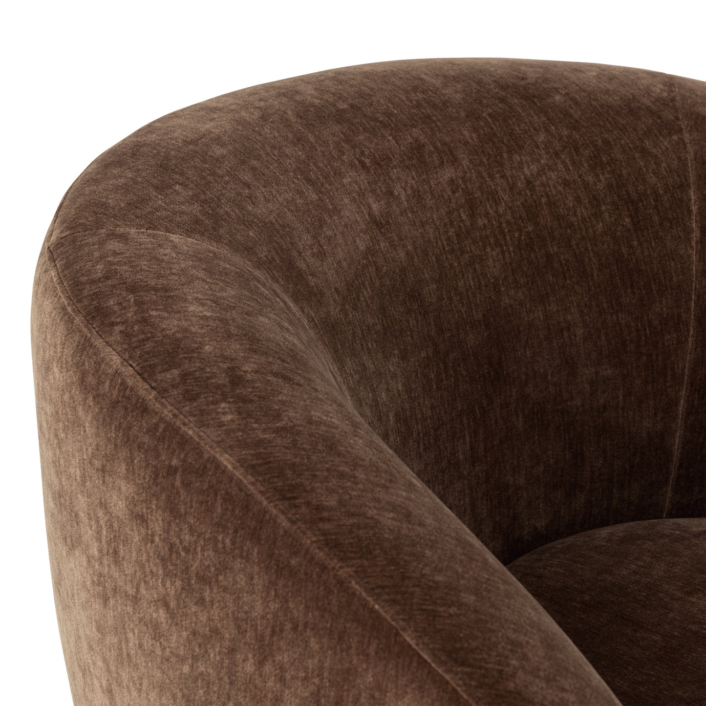 Alma Swivel Lounge Chair | Bronzer Brown