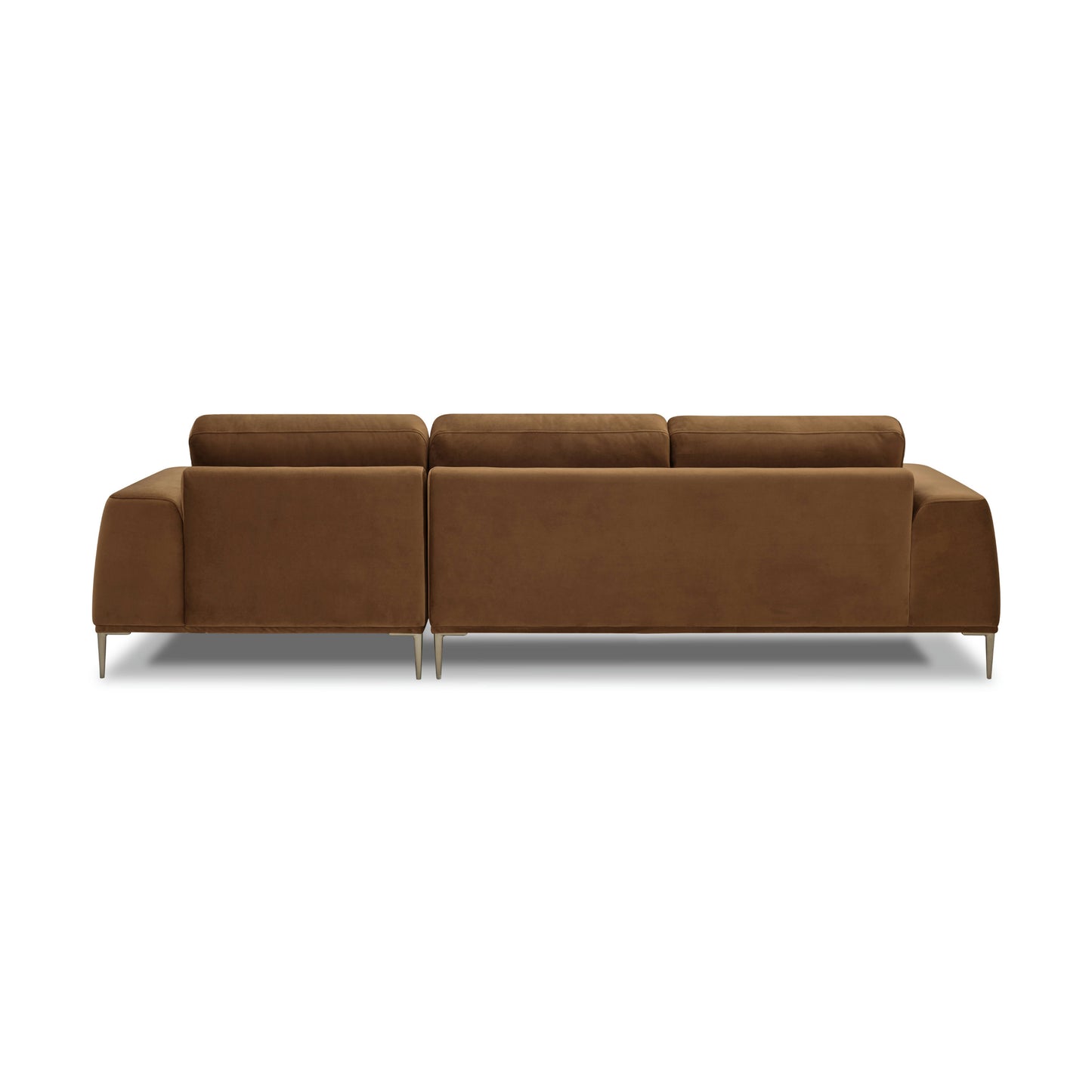 Rue 113" Right-Facing Chaise Sectional | Haven Brown