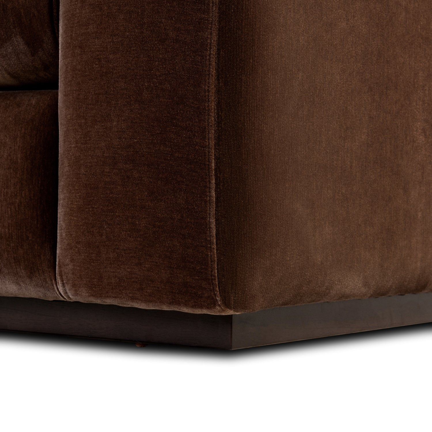 Malaga Left-Facing Sectional Sofa | Bronzer Brown 