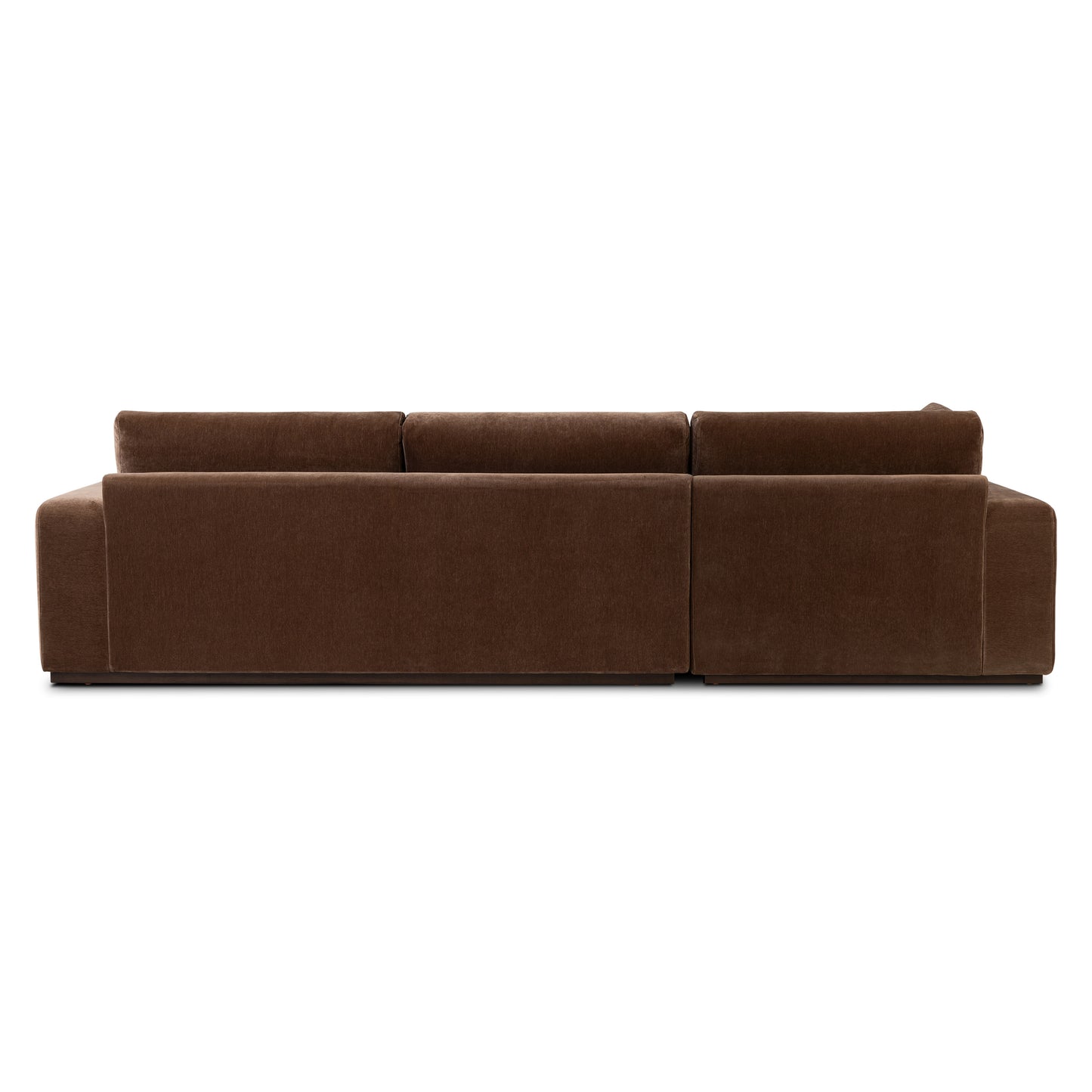 Malaga Left-Facing Sectional Sofa | Bronzer Brown