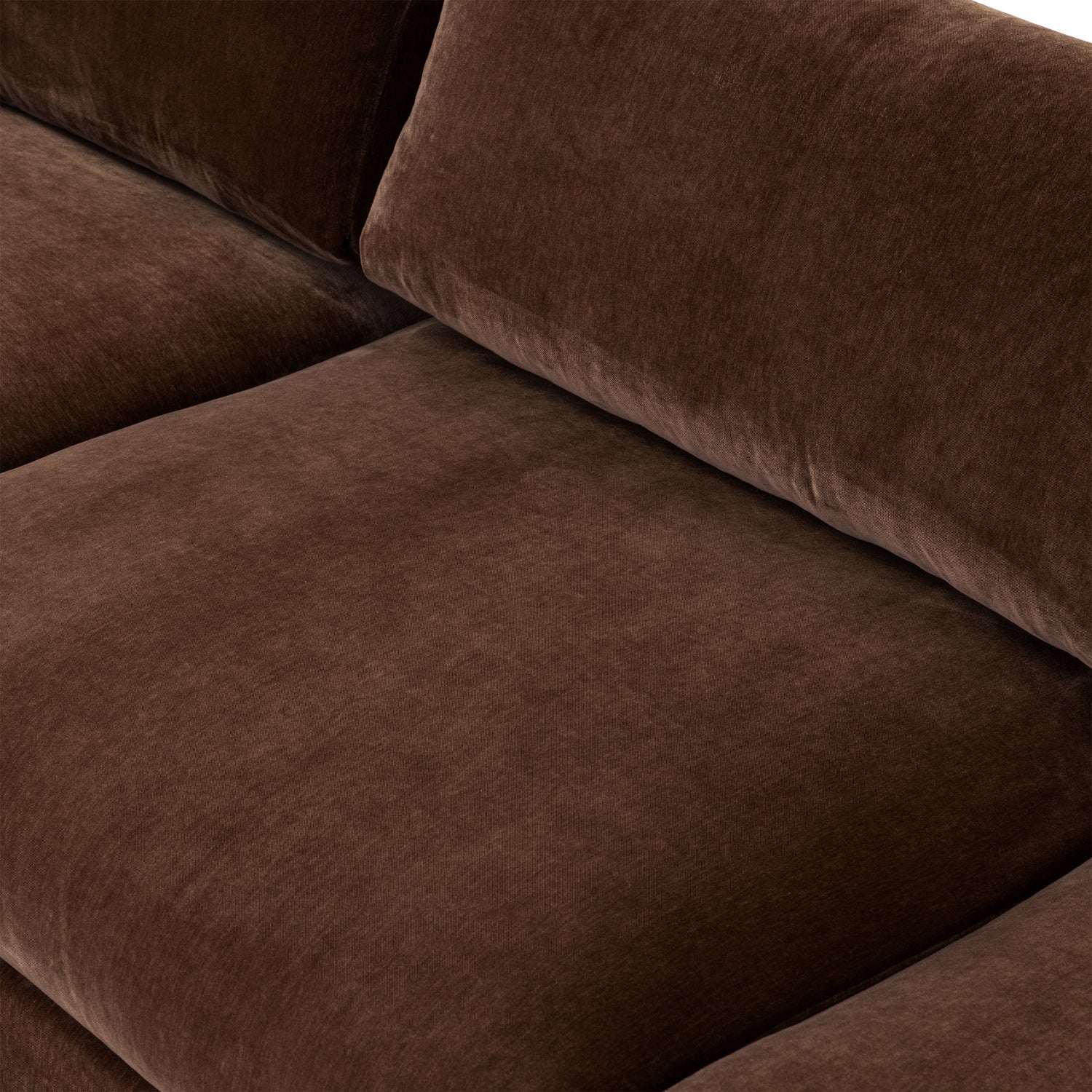 Malaga Left-Facing Sectional Sofa | Bronzer Brown 