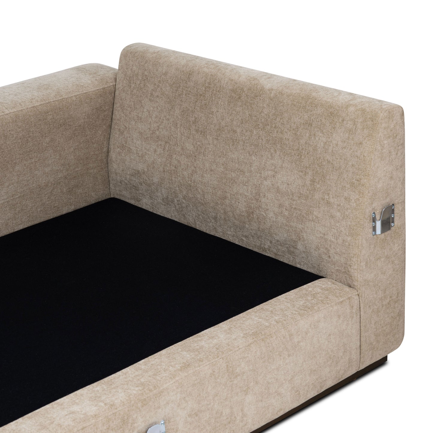 Malaga Left-Facing Sectional Sofa | Drift Brown