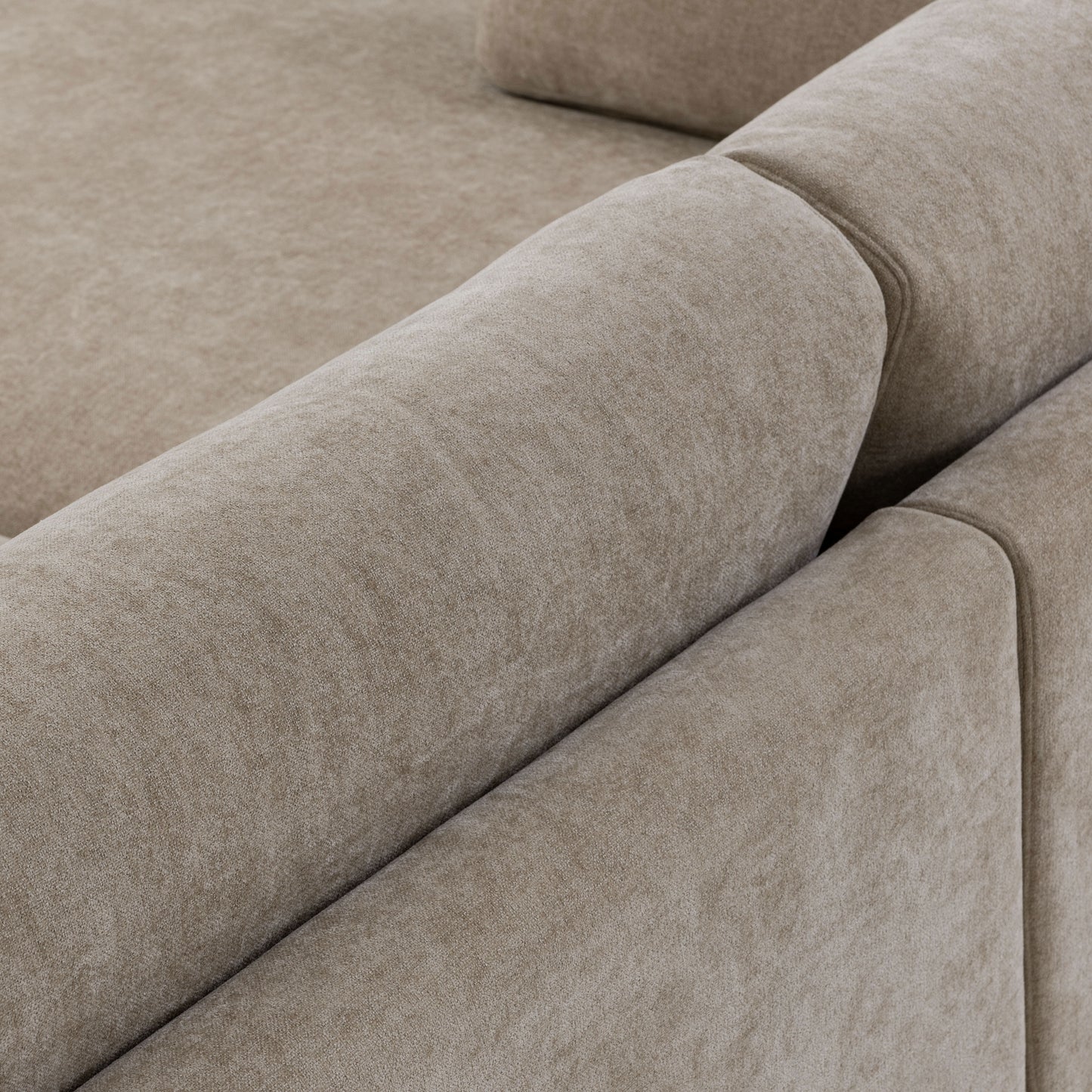 Malaga Left-Facing Sectional Sofa | Drift Brown